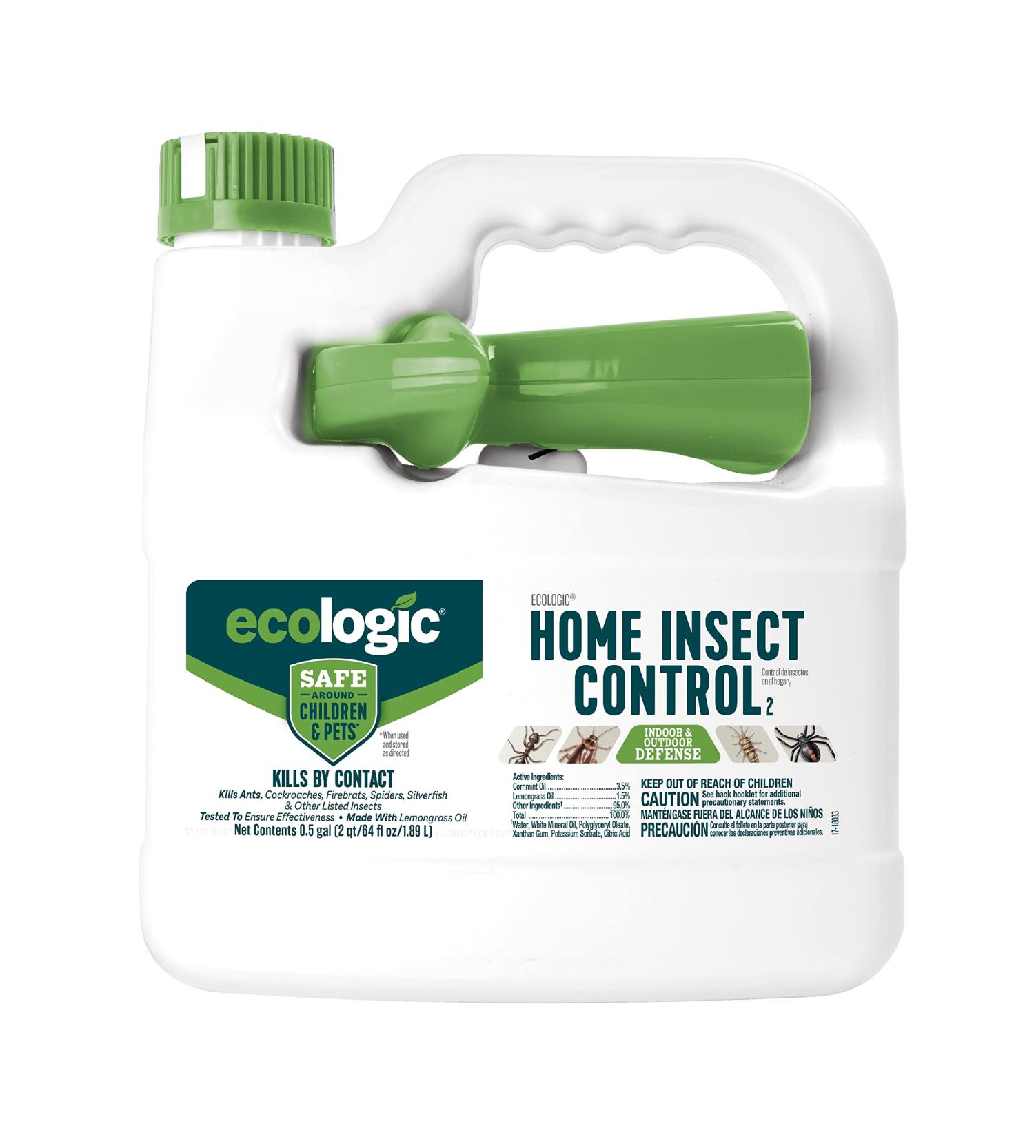 Ecologic Home Insect Control 64 fl oz - Kills Ants, Cockroaches, Spiders & More - Buy Online on SooperMarket.com