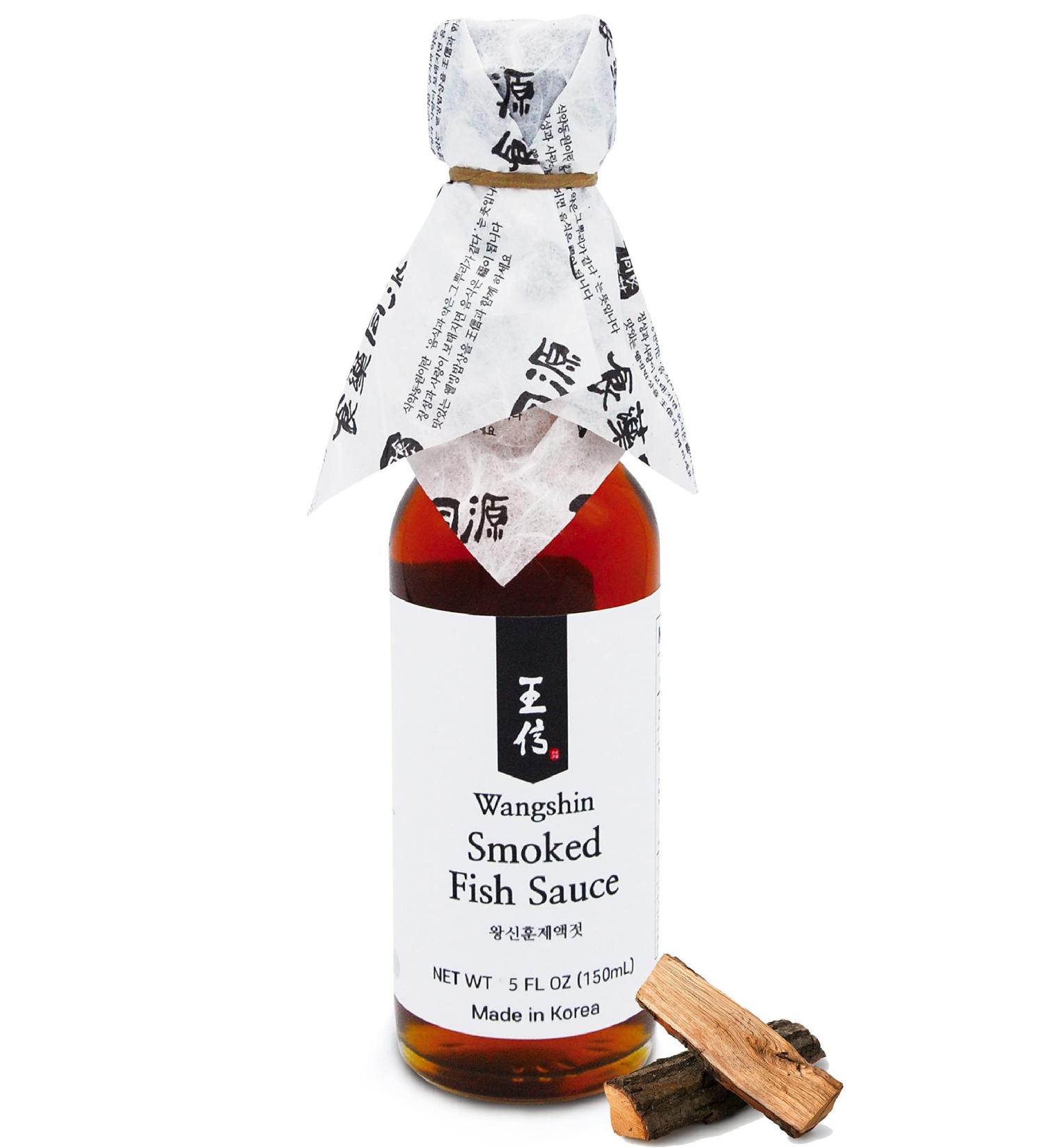 Wangshin Smoked Fish Sauce (5 fl oz) - Aged 2 Years - Korean Anchovy and Salt Fermented in Traditional Clay Pot - Buy Online on SooperMarket.com