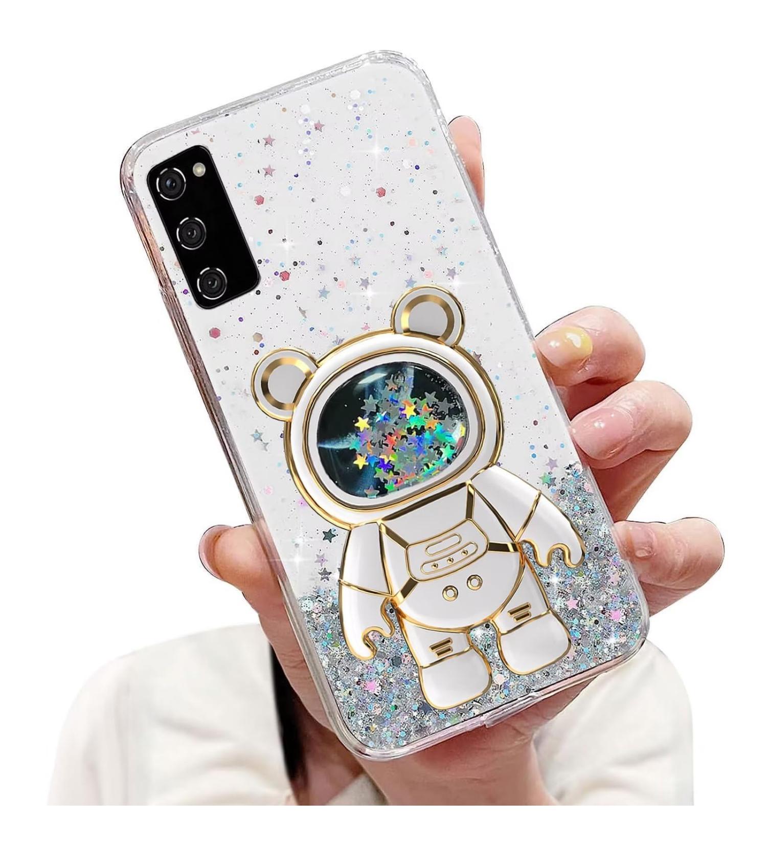 Buy Tivenfezk Nadoli for Samsung Galaxy S20 FE - Glitter Astronaut Hidden Stand Shell Soft Silicone Bling Case - Buy Online on SooperMarket.com