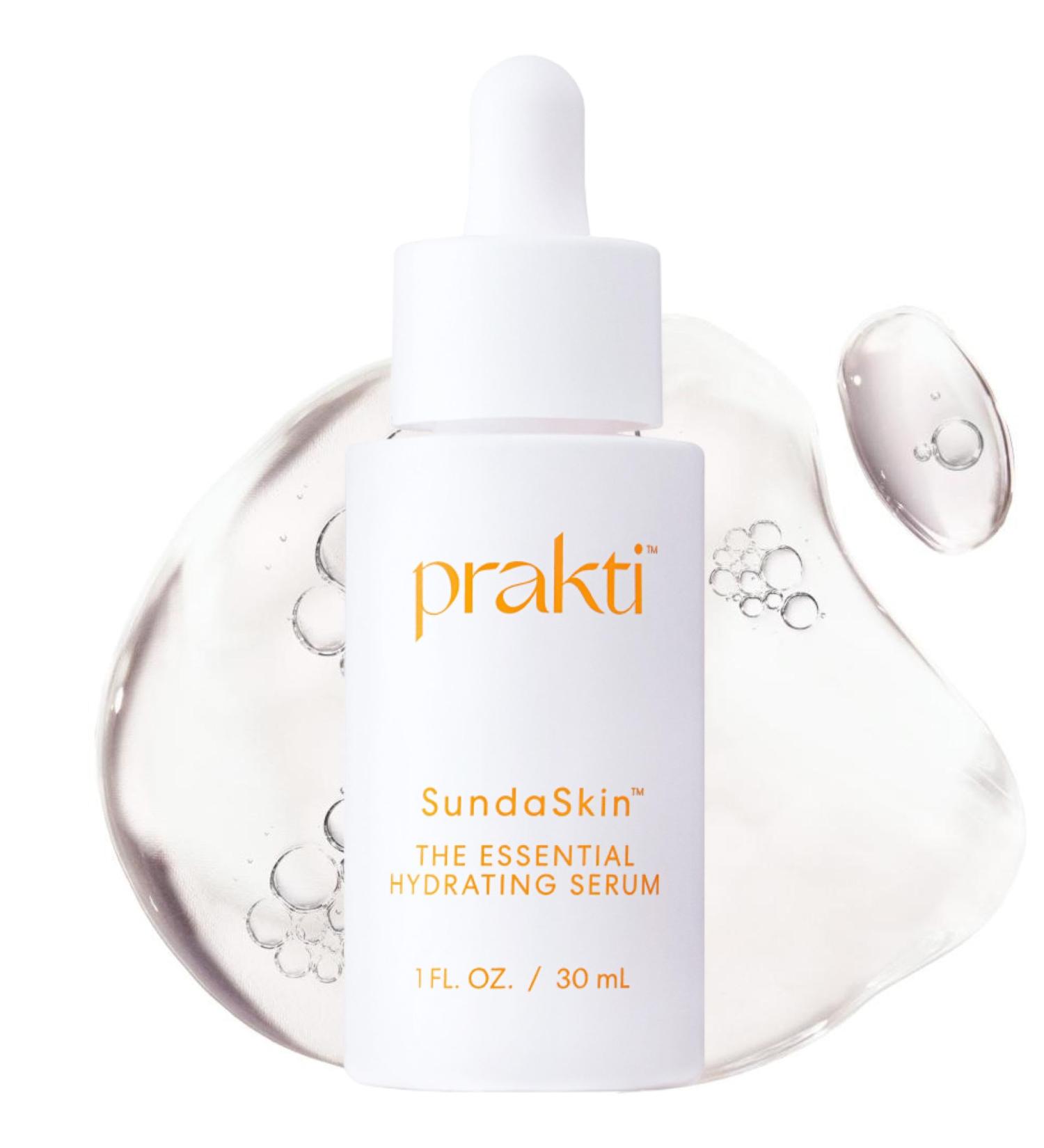 Prakti SundaSkin Hydrating Serum | Lightweight All-in-One Facial Serum for Radiant Glow | Clinically Proven Clean Ingredients | Plumps & Hydrates for All Skin Types - Buy Online on SooperMarket.com