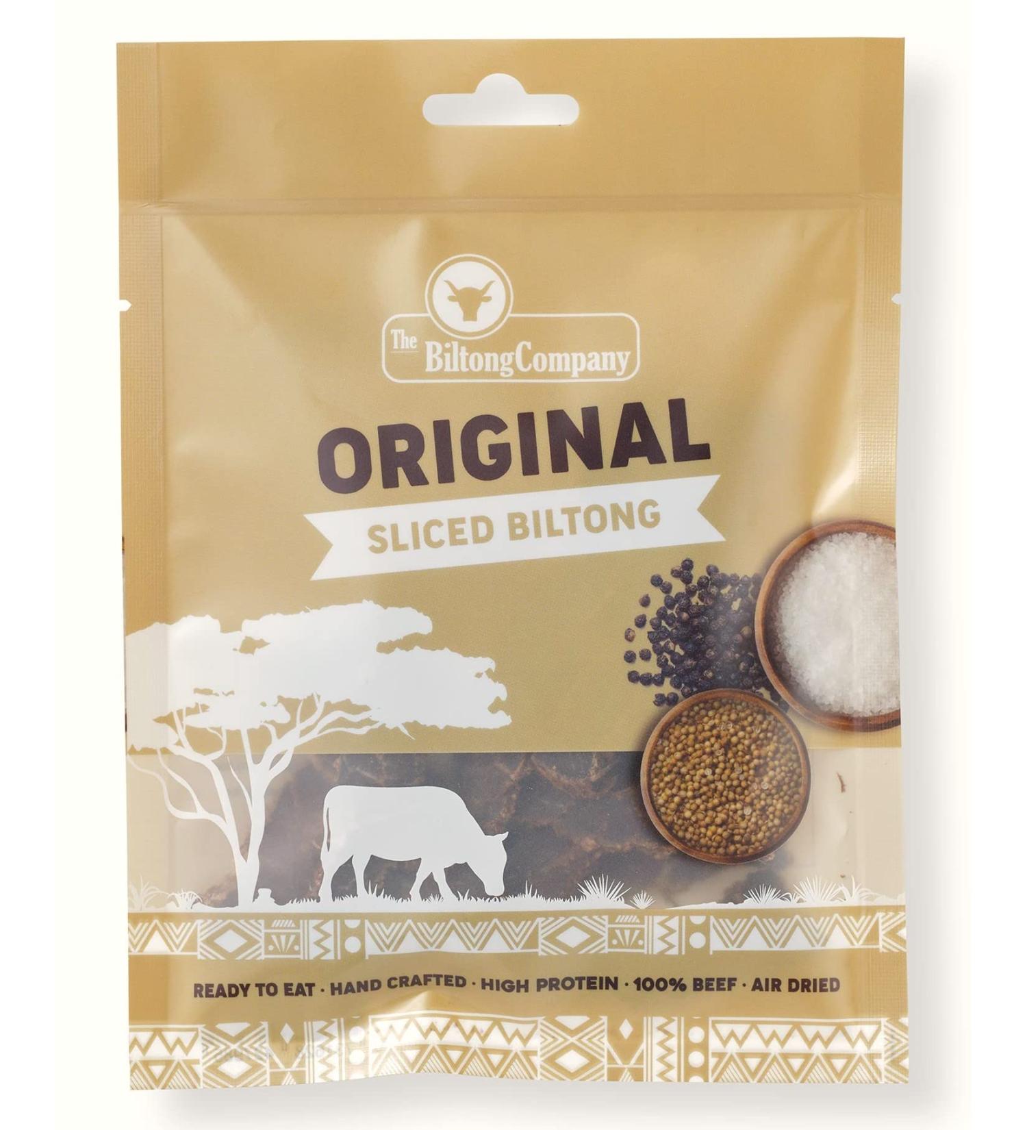 Biltong Sliced - 10 x 50g - Original Flavour - Buy Online on SooperMarket.com