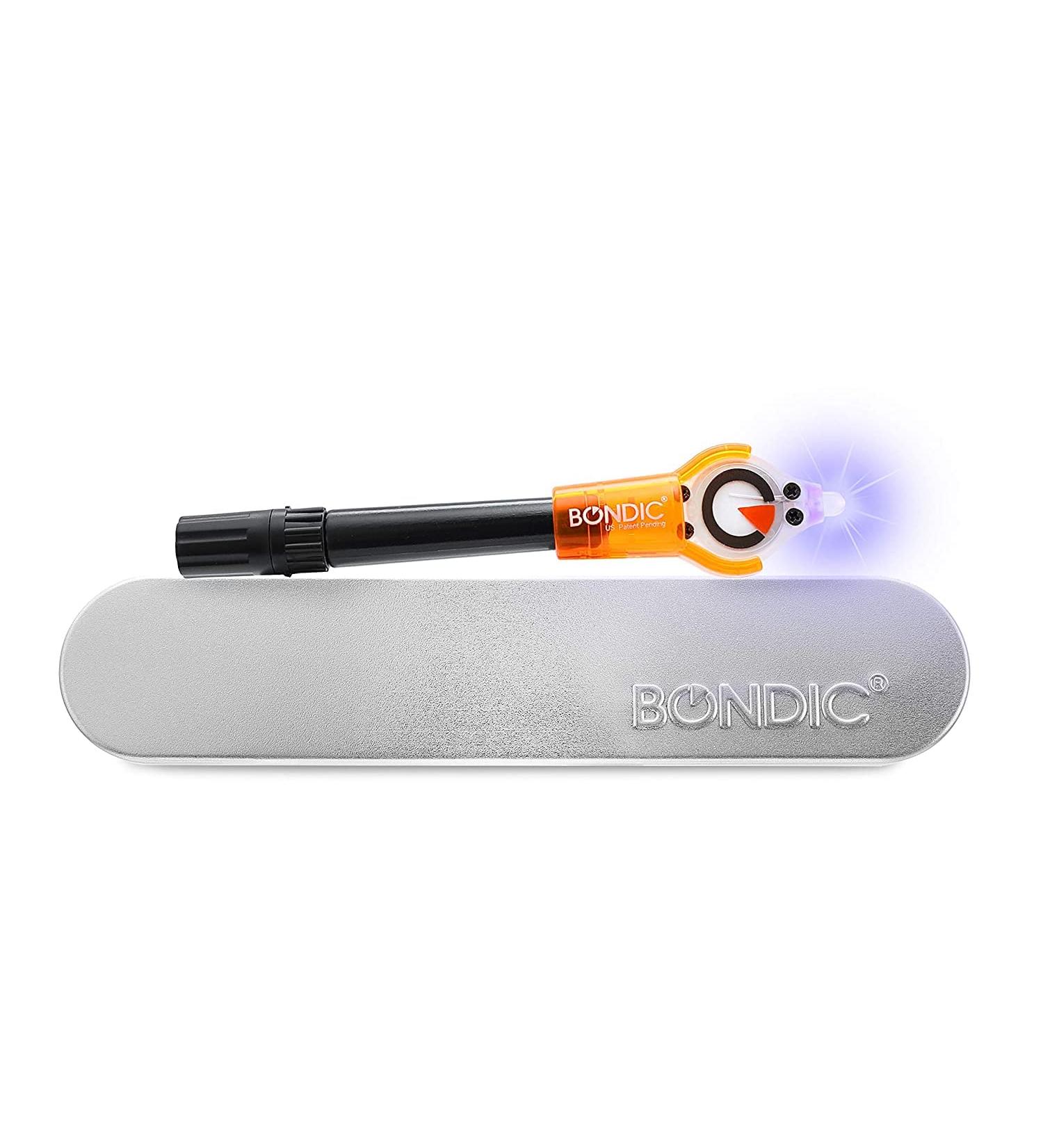 Bondic Super Glue LED UV Repair Kit - Adhesive Welding Tool for Fingernail Gems, Glass, Eyeglasses, & Crafts - Nail Repair Bonding with Light - Buy Online on SooperMarket.com