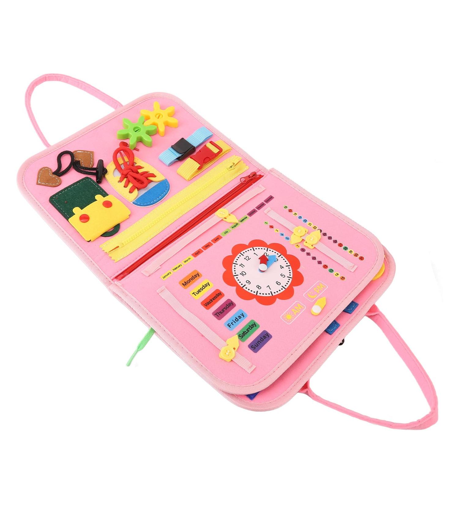 Memory Loss Fidget Blanket Dementia Senior Anxiety Relief Toy Motor Skills Practice Stay Calm Multi Purposes Sensory Activities Relieve Anxiety Mood Physical and Mental - Buy Online on SooperMarket.com