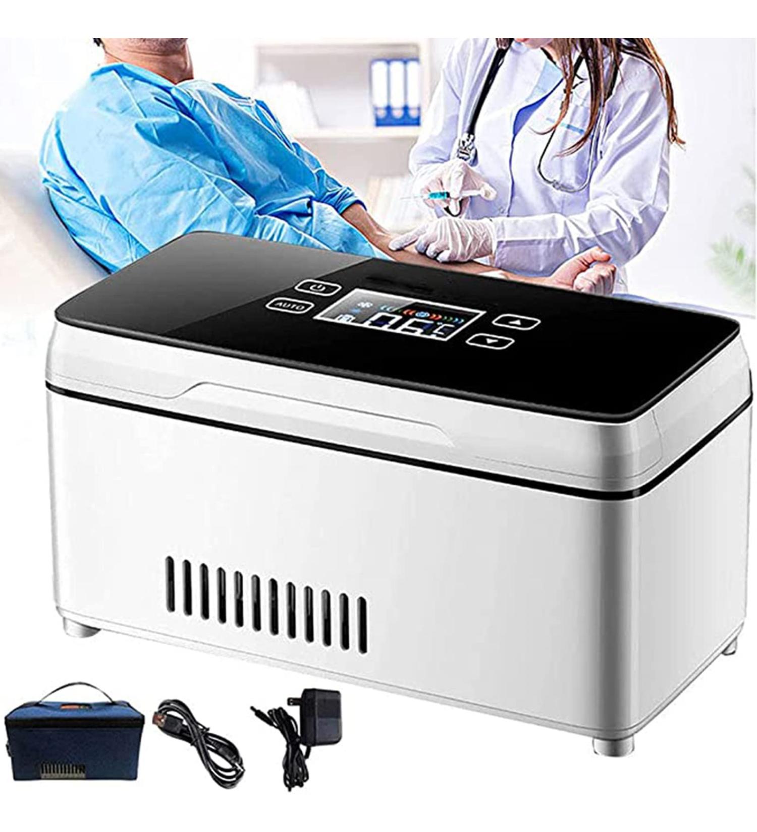 Insulin Cooler Box Mini Medication Fridge Electric Insulin USB Portable Cooler for Storing Diabetes Medication 0-18 Degrees Travel Medicine Cooler Touchmodel-nobattery - Buy Online on SooperMarket.com