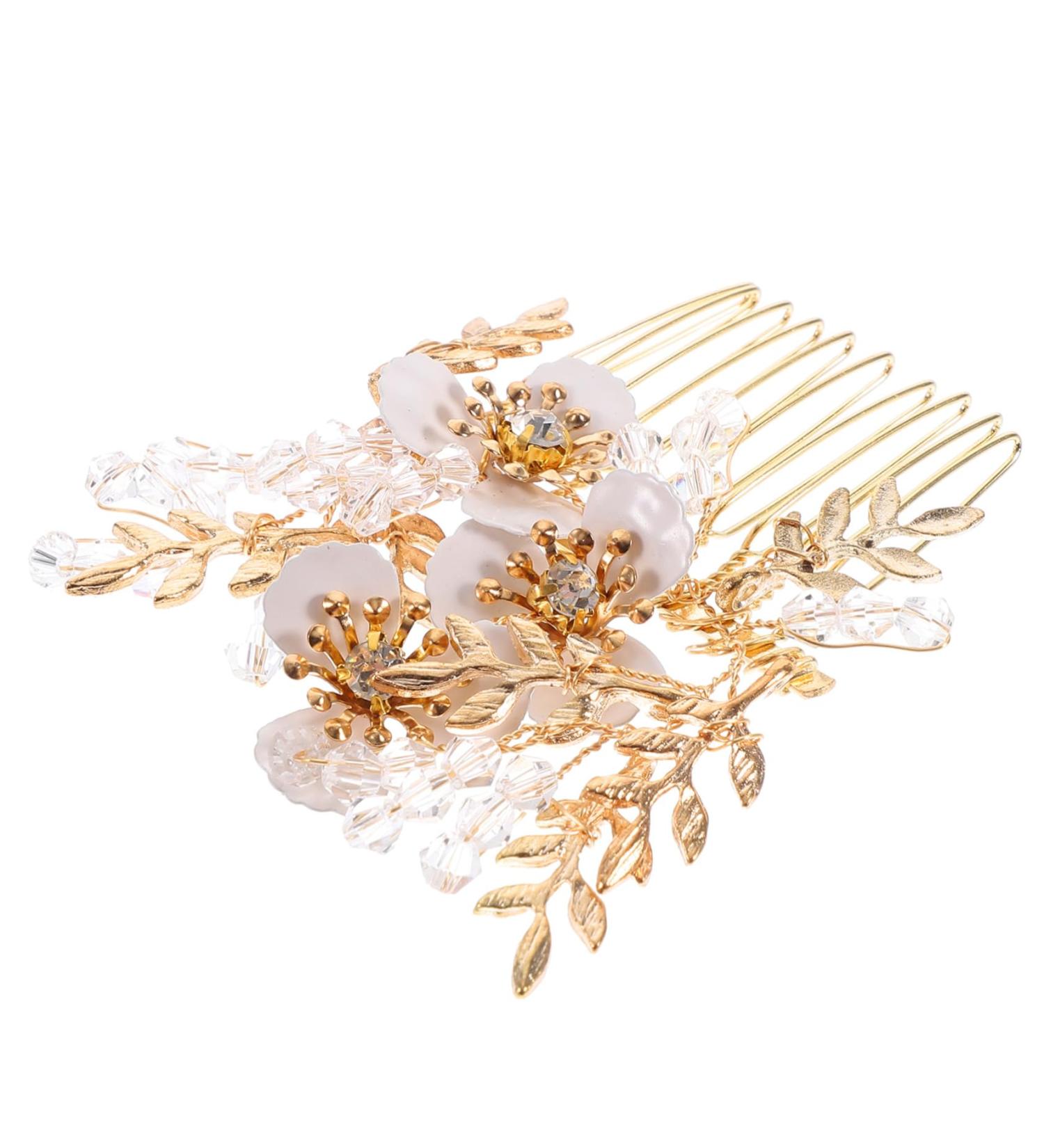 ABOOFAN Hair Combs for Women Decorative Hair Comb Wedding Hair Combs for Wedding Fairy Jewelry for Women Wedding Hair Clip Decorative Hair Comb Accessories Zinc Alloy Bride Dress - Buy Online on SooperMarket.com