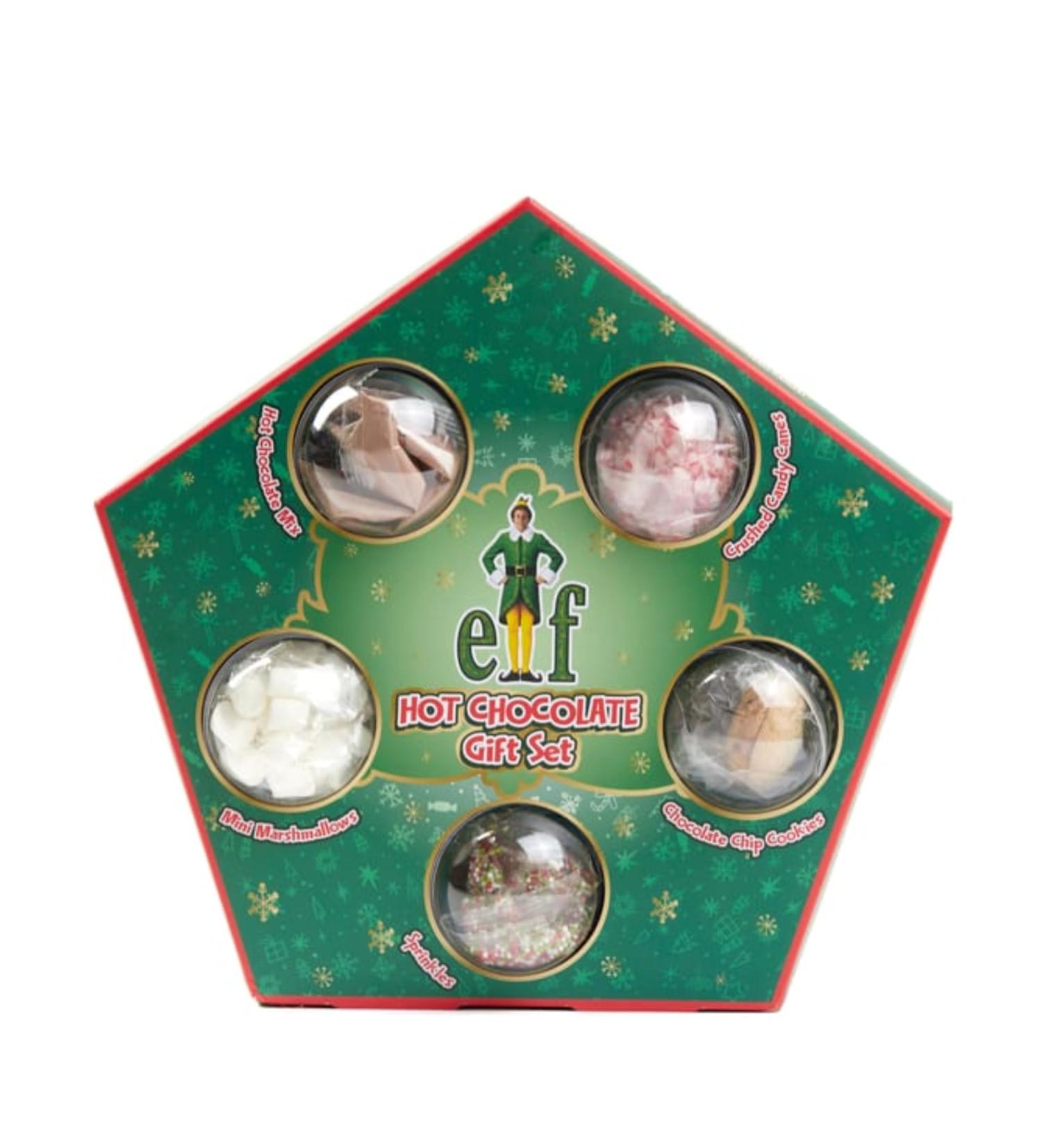 Elf Hot Chocolate Delight: Premium 86g Gift Set with Cocoa Cookies Crushed Sugar Marshmallows and Sprinkles Festive and Sweet Holiday Trea - Buy Online on SooperMarket.com