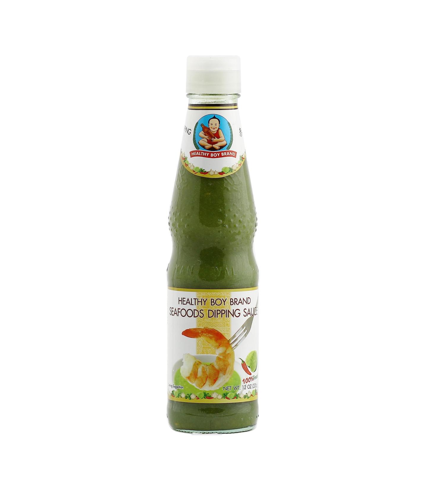 HEALTHY BOY Seafood Dipping Sauce with Chilli Garlic and Coriander 335 g - Buy Online on SooperMarket.com