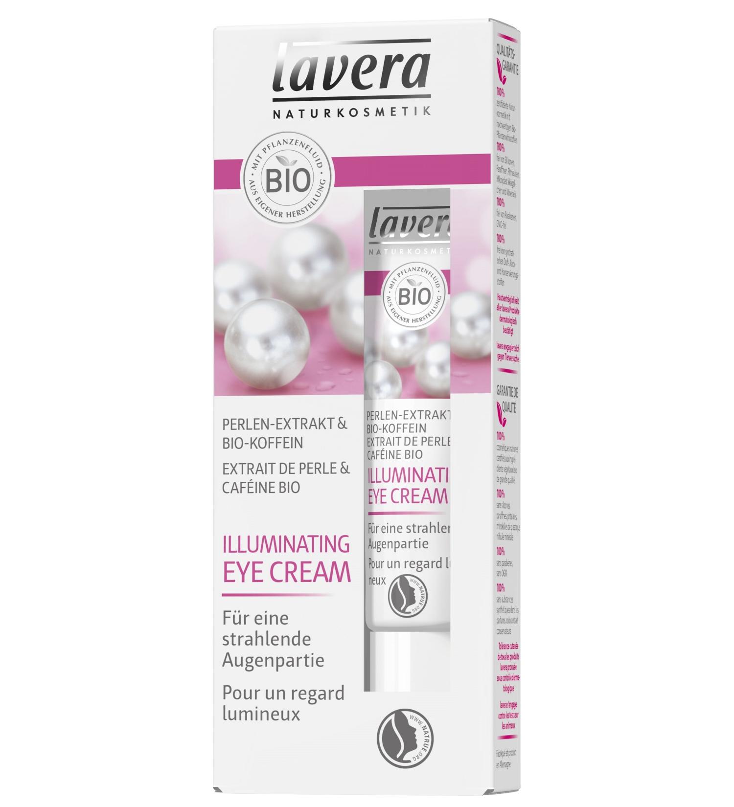 Lavera Eye Cream - Illuminating Eye Care FD 15ml | Natural Anti-Aging | Hydrating & Brightening Eye Treatment - Buy Online on SooperMarket.com