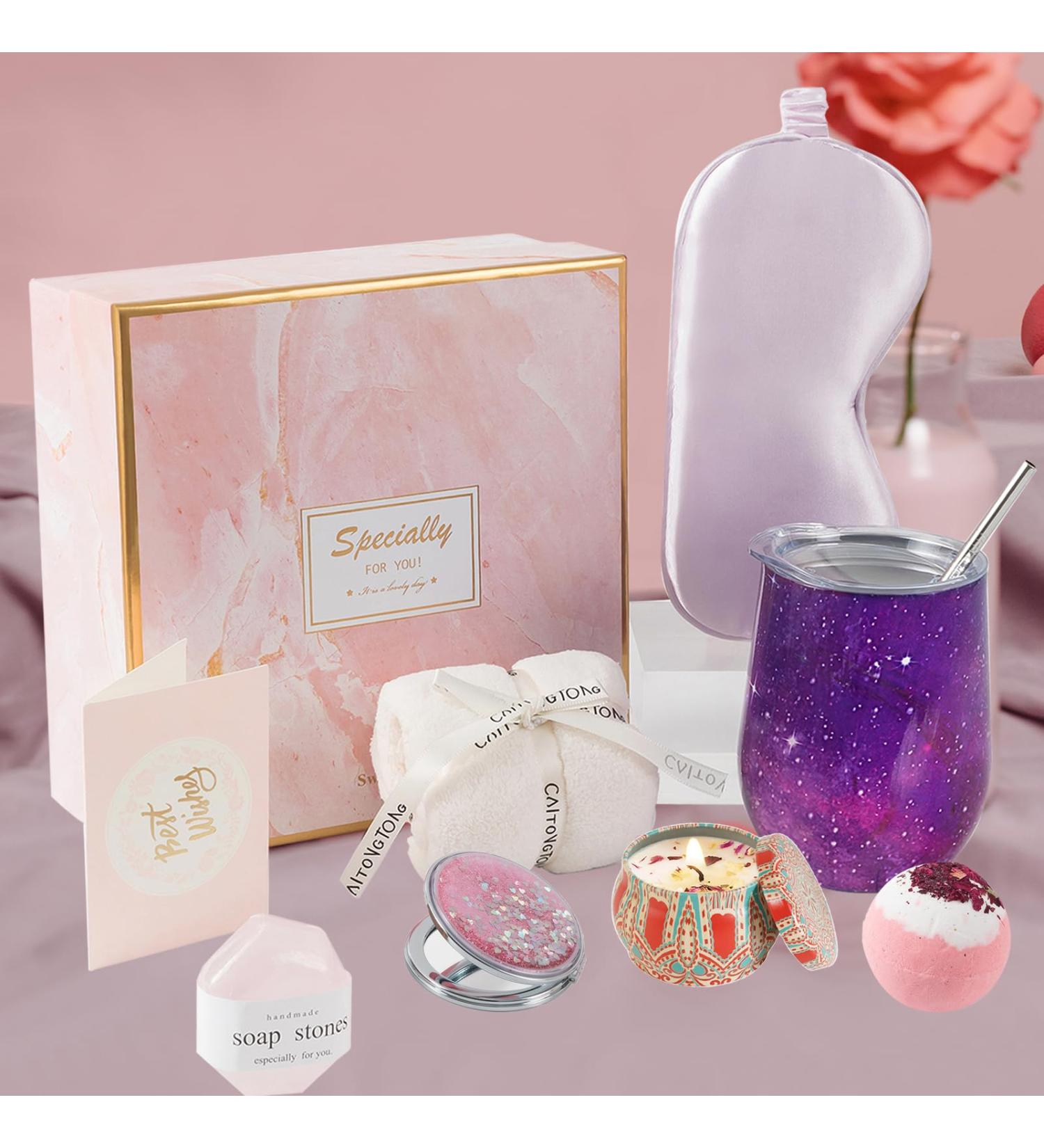 Santentre Women's Gift Set - 8-Way Birthday Gifts for Mom Girlfriend Sister | 360ml Stainless Steel Vineyard Present - Buy Online on SooperMarket.com