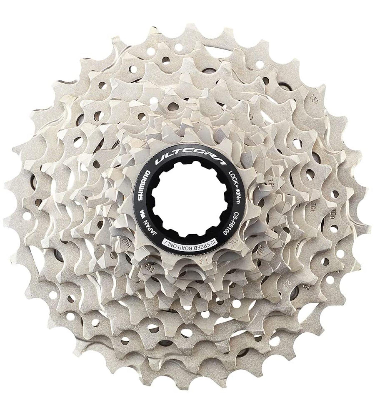 SHIMANO Ultegra CS-R8100 Cassette - 12-Speed, 11-30t, Silver