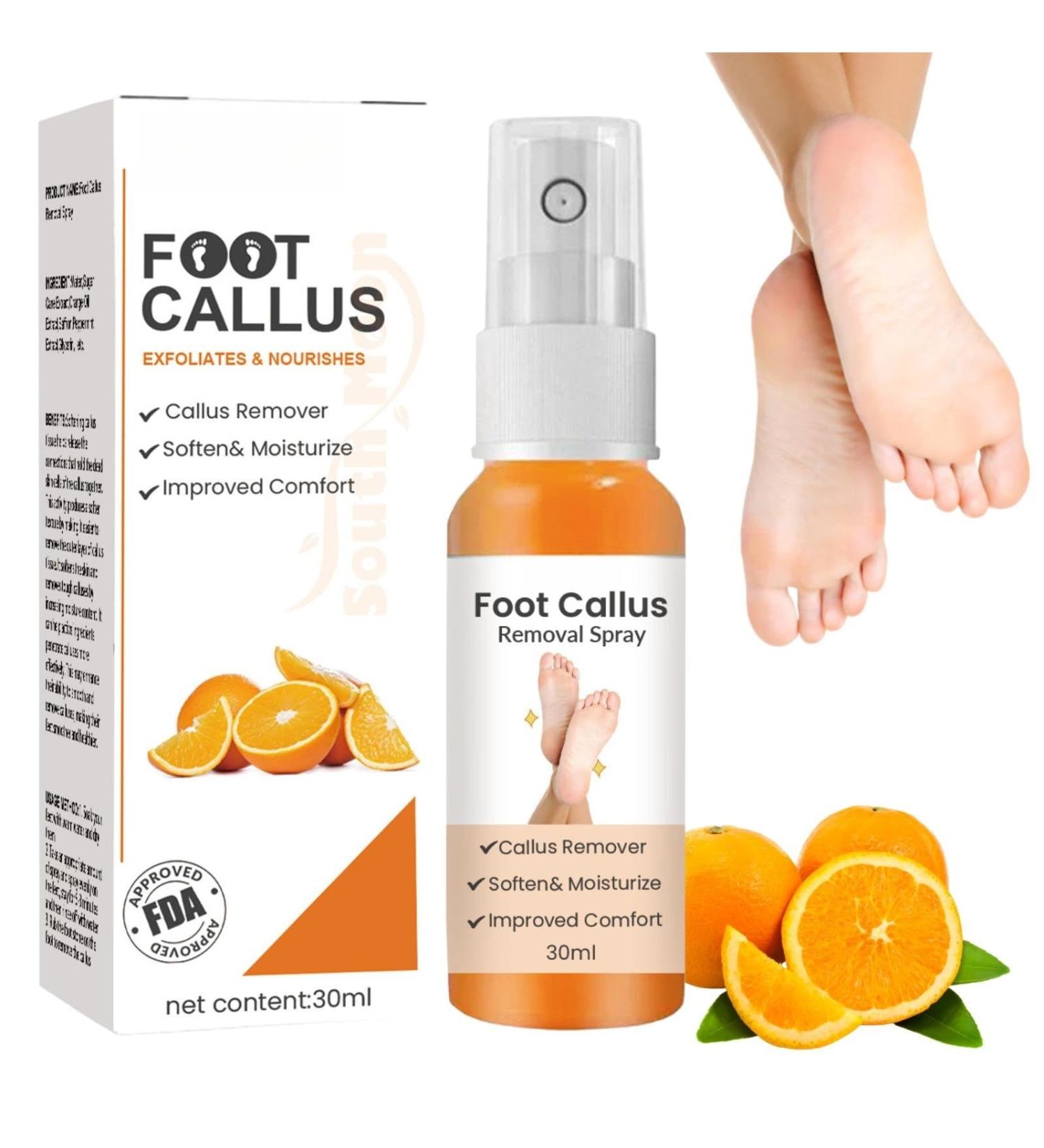 Tongyend Foot Peeling Spray Foot Callus Removal Spray Foot Peel Spray Instant Foot Peeling Spray Orange Oil Soften& Moisturize Peel-Off Spray for Cracked Rough Dry Skin Foot Care - Buy Online on SooperMarket.com
