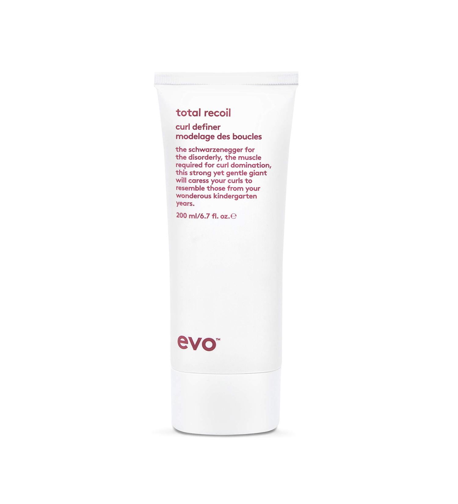 EVO Total Recoil Curl Definer - Strong Hold Moisturizing Cream - Defines Curls, Reduces Frizz, Controls Humidity - 6.70 Fl Oz - Buy Online on SooperMarket.com