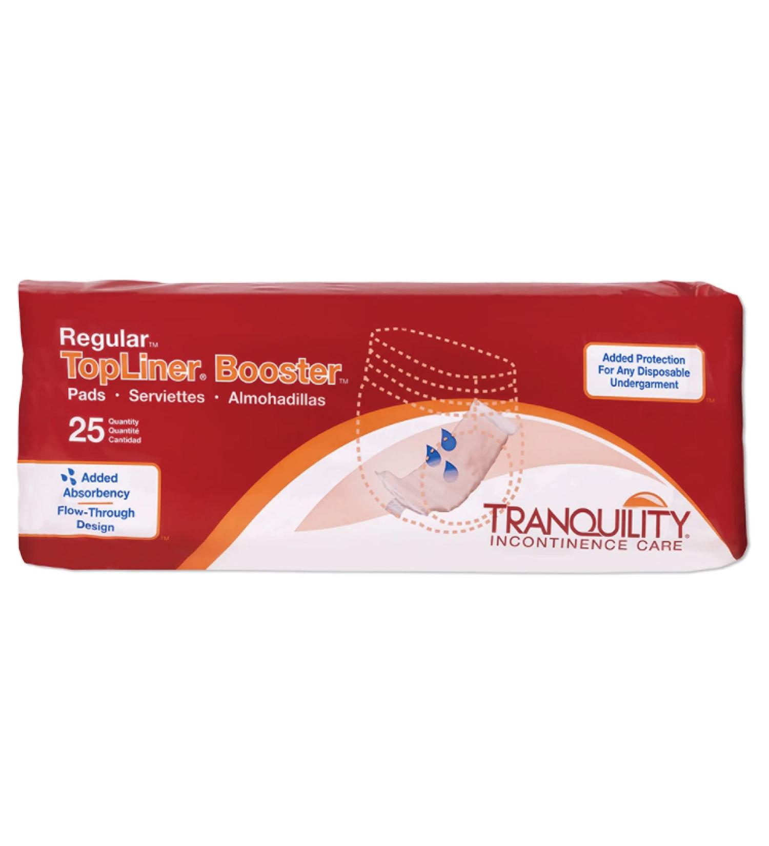 Tranquility TopLiner Booster Pad Medium - Pack of 25 | Diaper Inserts - Buy Online on SooperMarket.com
