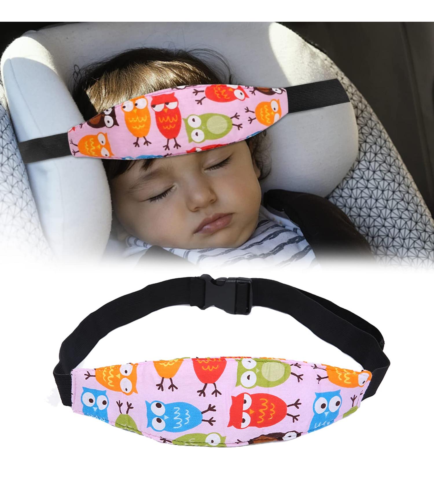 Baby Kids Safety Head Support Band for Car Seat - Pink - Buy Online on SooperMarket.com