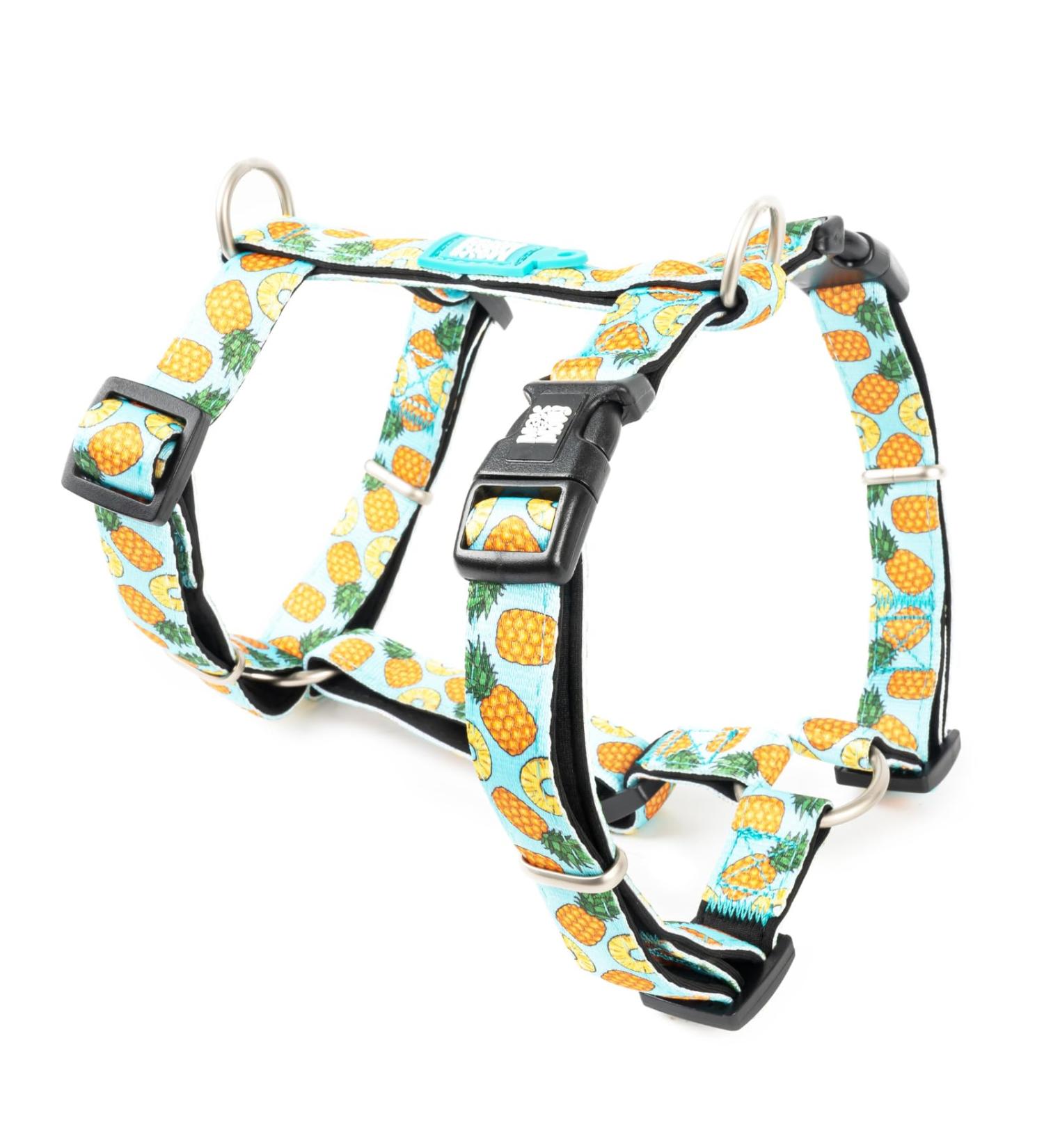 Max & Molly H-Harness - Sweet Pineapple | Comfortable & Stylish Pet Harness for Your Dog | International Shipping Available - Buy Online on SooperMarket.com