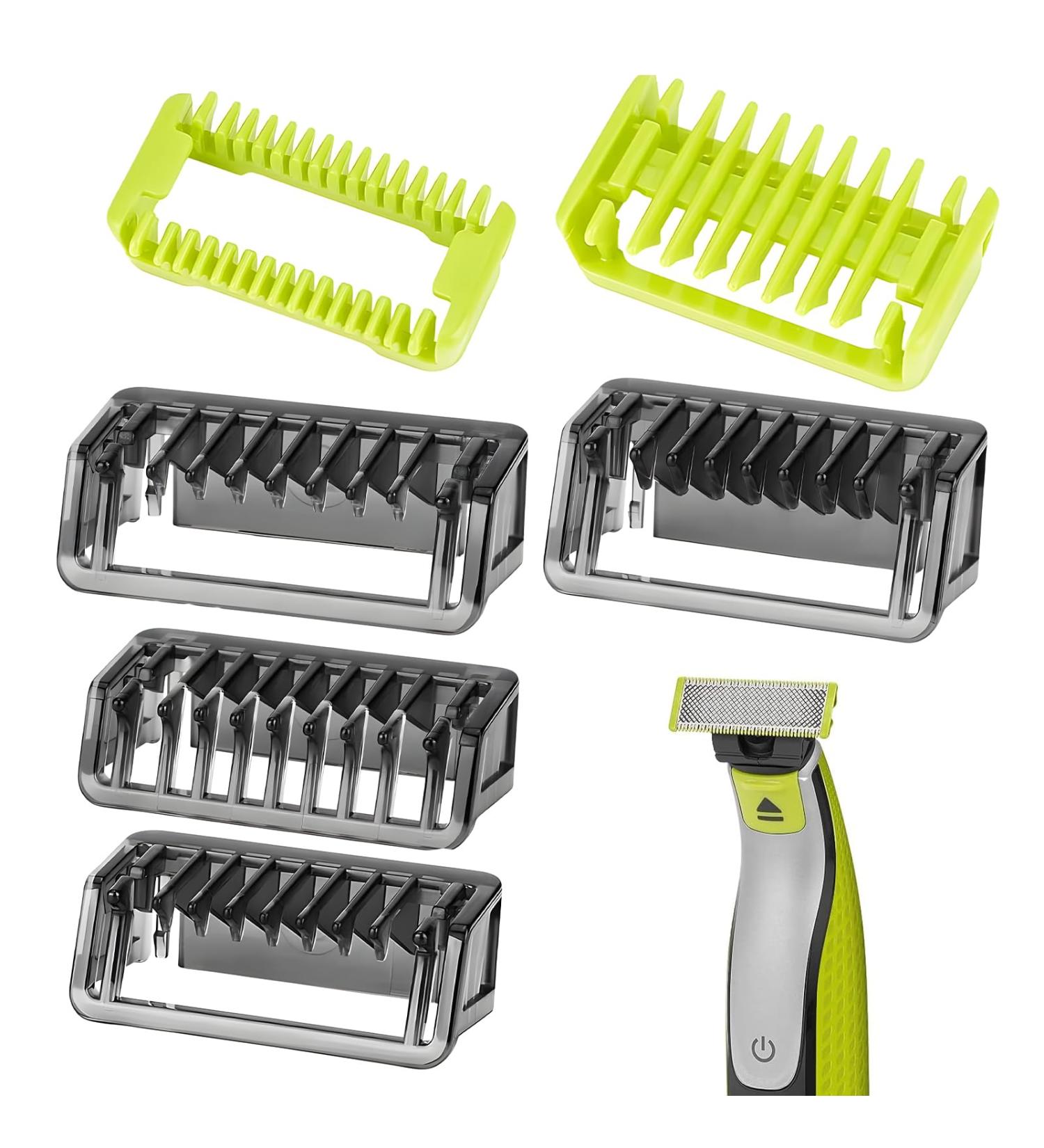 6Pcs Guide Comb Attachments Face Comb Body Comb Compatible with One Blade Pro QP2724 QP2520 QP2530 QP2620 QP2630 Trimmer Portable and Easy to Use - Buy Online on SooperMarket.com