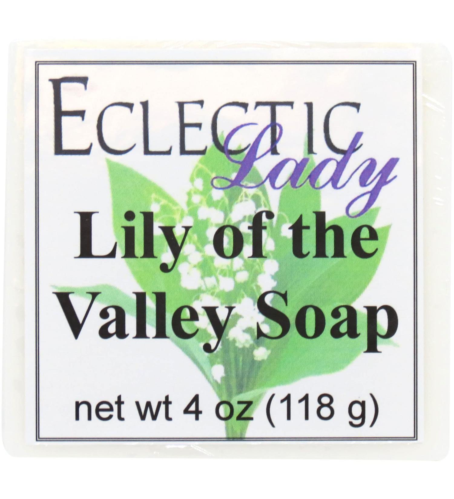 Lily Of The Valley Glycerin Soap by Eclectic Lady - 4 oz Bar | Buy Internationally - Buy Online on SooperMarket.com