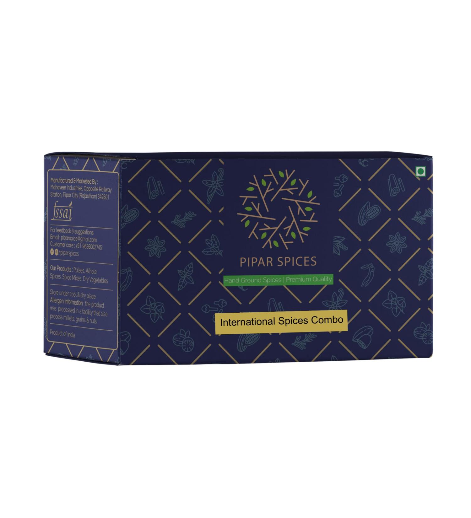 International Spice Combo - 40g*5 | Advieh Baharat Chinese 5 Spice Quatre Epices Ras el Hanout - Buy Online on SooperMarket.com