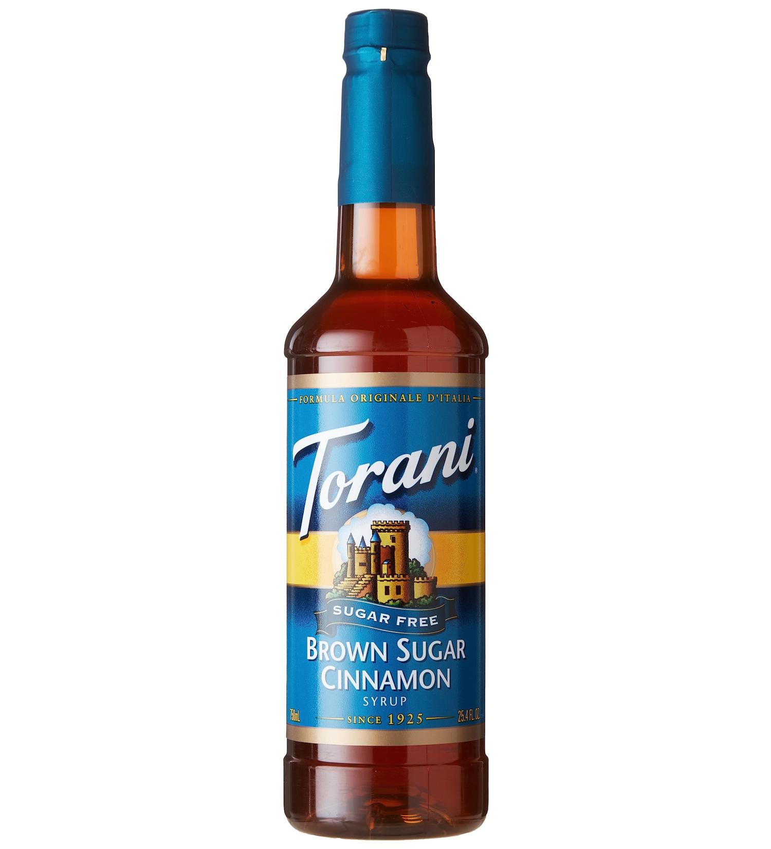 Torani Sugar-Free Brown Sugar Cinnamon Syrup 750ml PET Bottle 1 count Plastic Bottle Single Bottle - Buy Online on SooperMarket.com