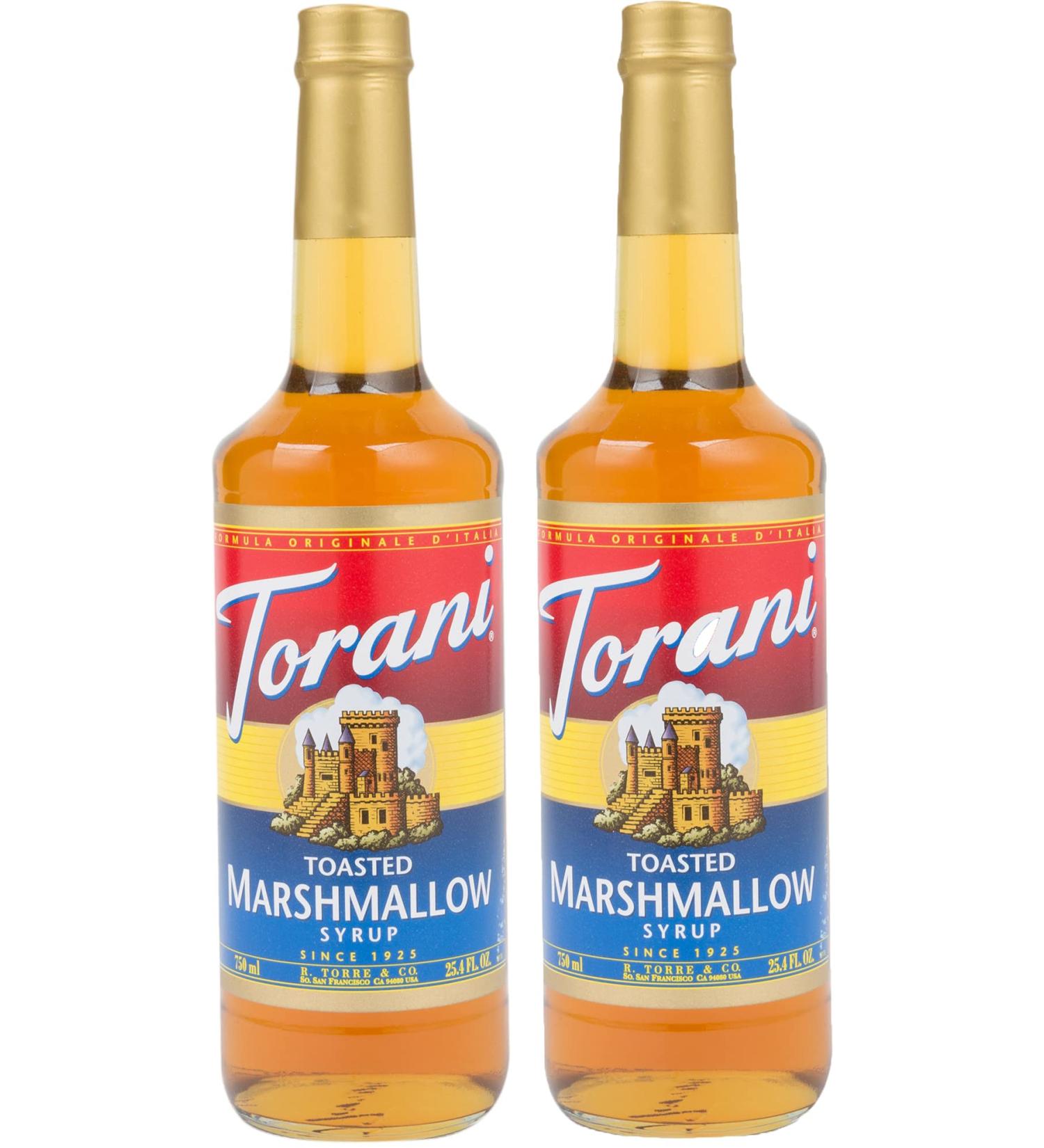 Torani Toasted Marshmallow Flavour Syrup 750ml bottle 2 Pack Brown Toasted Marshmallow 750 ml (Pack of 2) - Buy Online on SooperMarket.com