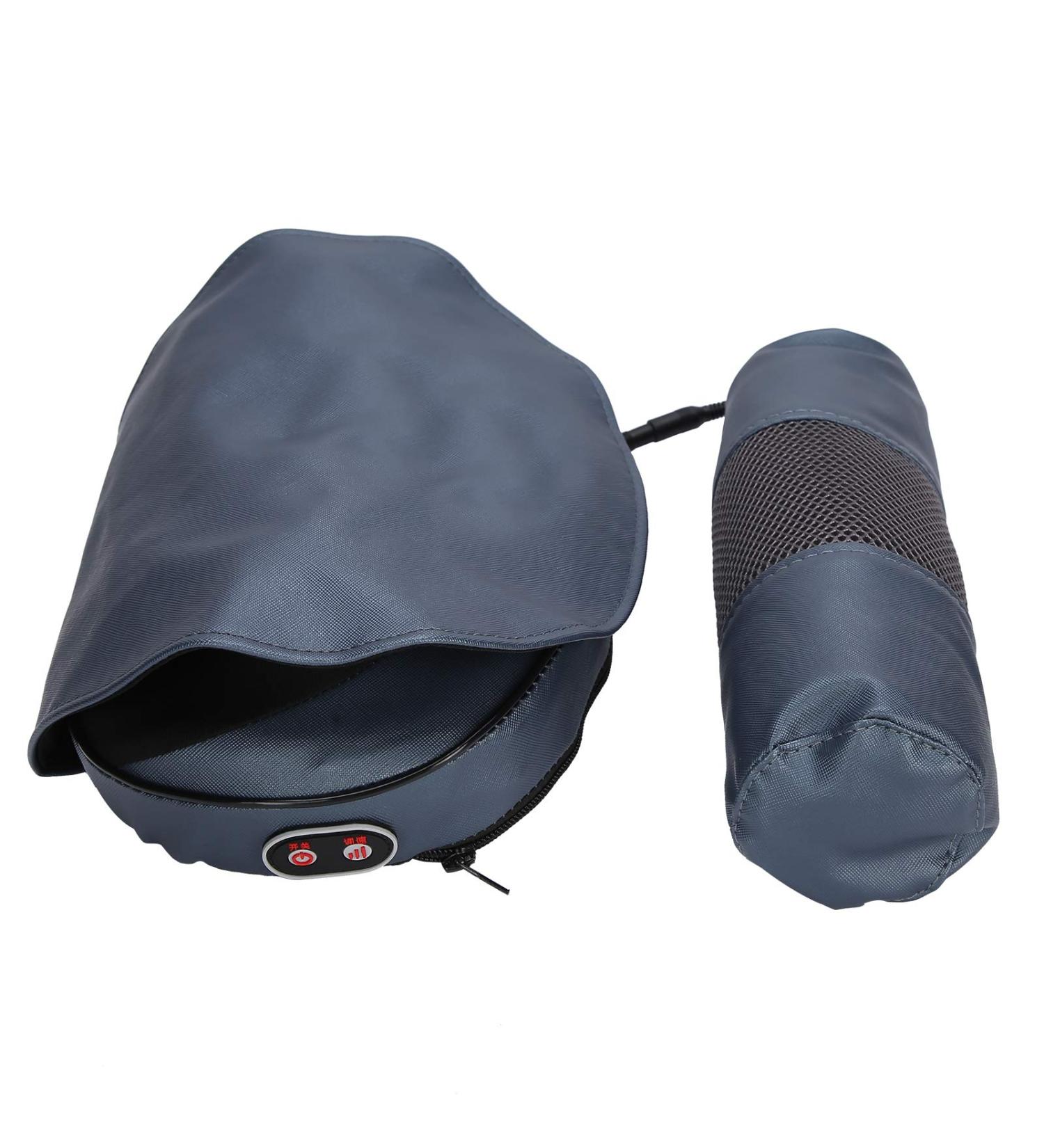Buy Electric Neck & Waist Massage Device | Deep Tissue Pillow Cushion for Home & Car - International Shipping Available - Buy Online on SooperMarket.com