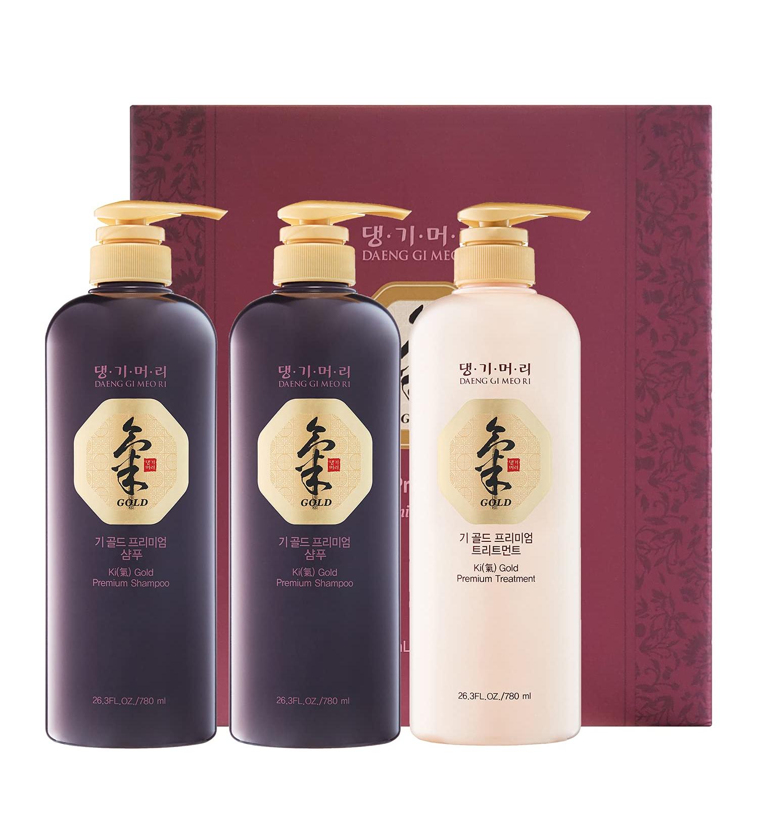Daeng Gi Meo Ri Ki Gold Premium Special Set 3-Pack - 2 Shampoos + 1 Treatment - Buy Online on SooperMarket.com