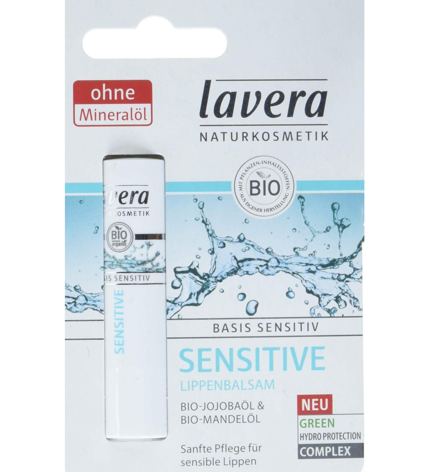 Lavera Base Sensitive Lip Balm - Natural Moisturizing Care | 4.5g | Shop Internationally - Buy Online on SooperMarket.com