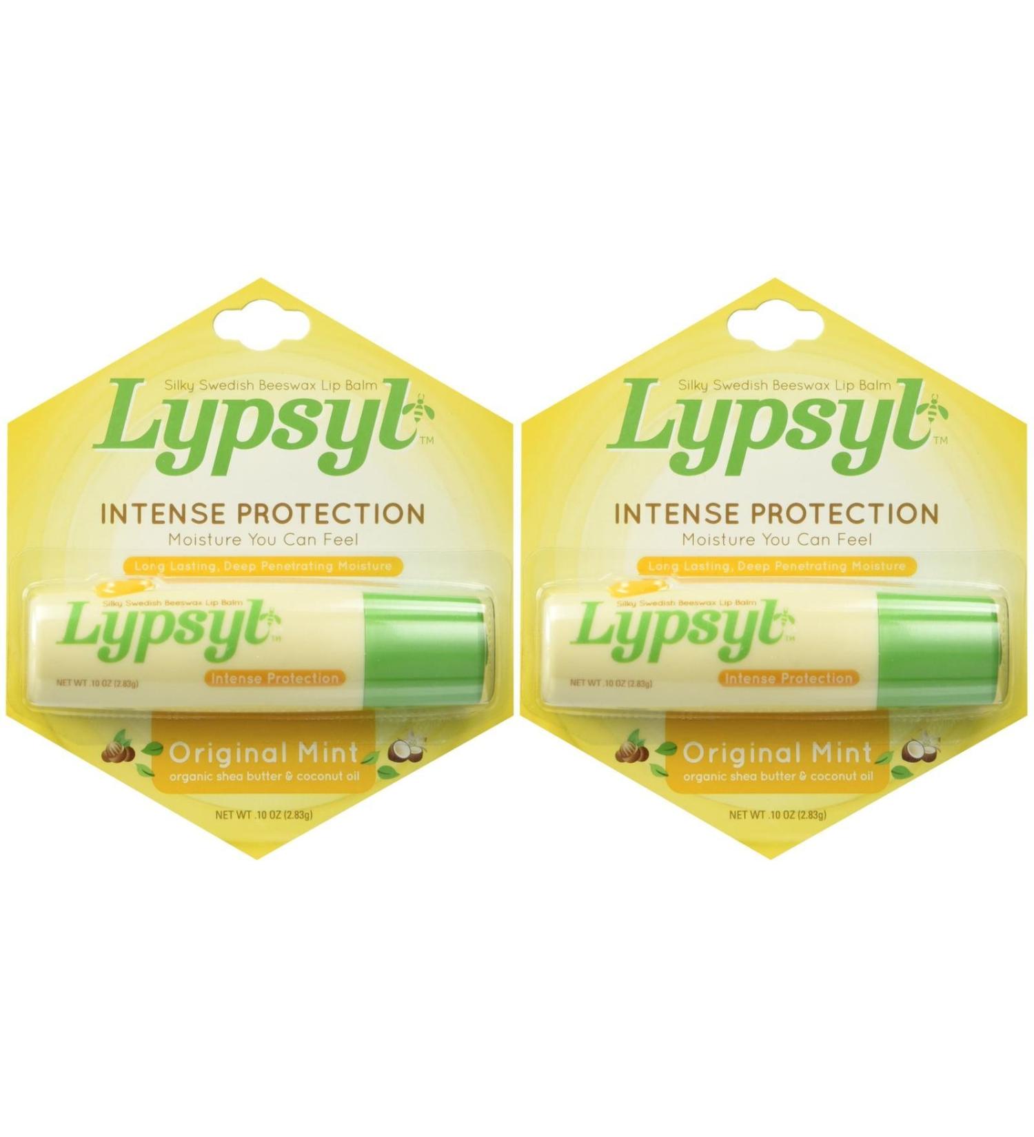 LypSyl LypMoisturizer Original Mint 0.1-Ounce 2 Pack - Hydrating Lip Balm Set - Buy Online on SooperMarket.com