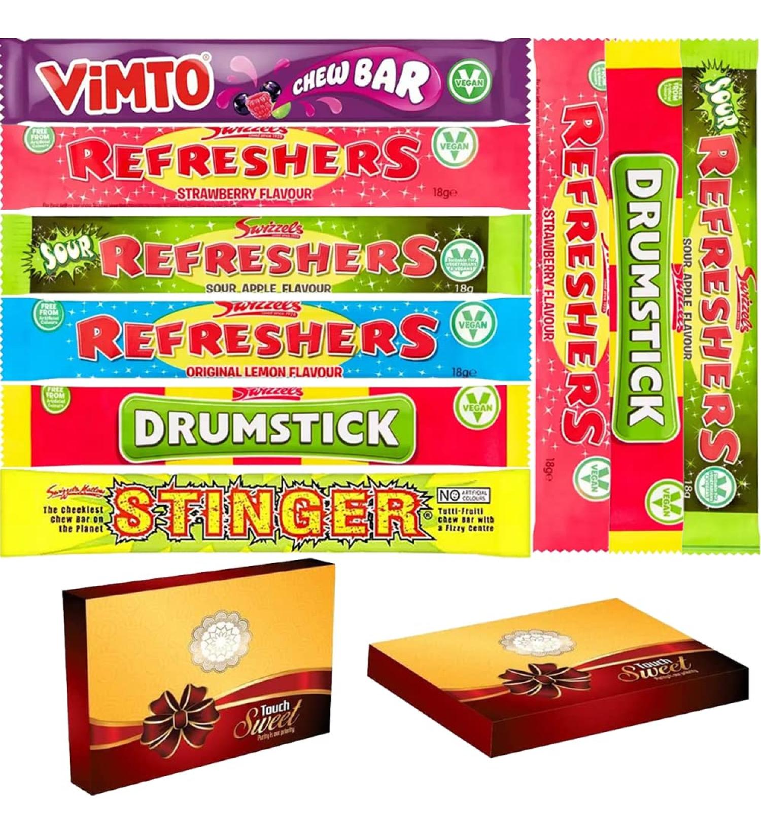 Retro Chew Mixed Bars Sweets Collections - Perfect For Birthdays & Special Occasions - 12 x Mixed Chew Bars 18g - Buy Online on SooperMarket.com