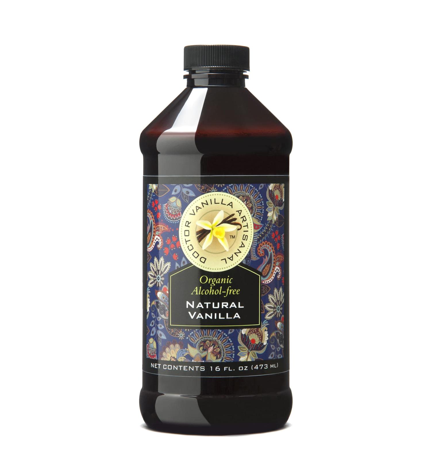 Dr. Vanilla Organic Alcohol-Free Natural Vanilla Extract (16oz) - Buy Online on SooperMarket.com