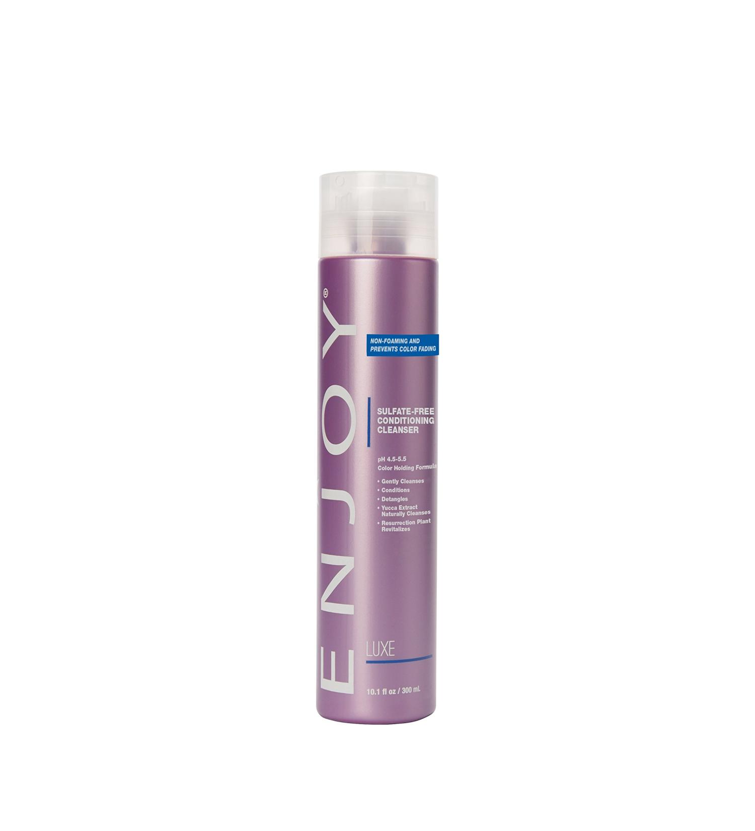 Enjoy Hair Care | Conditioning Cleanser Hair Mask & Conditioner | Sulfate & Gluten Free | International Shipping - 10.1 fl Oz - Buy Online on SooperMarket.com