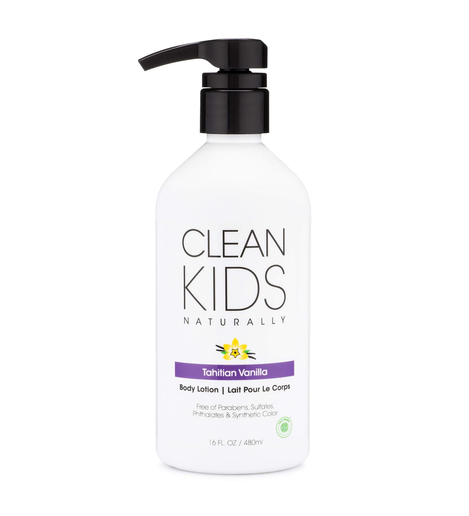 Gabriel Cosmetics Clean Kids Natural Tahitian Vanilla Body Lotion 16oz - Buy Online on SooperMarket.com