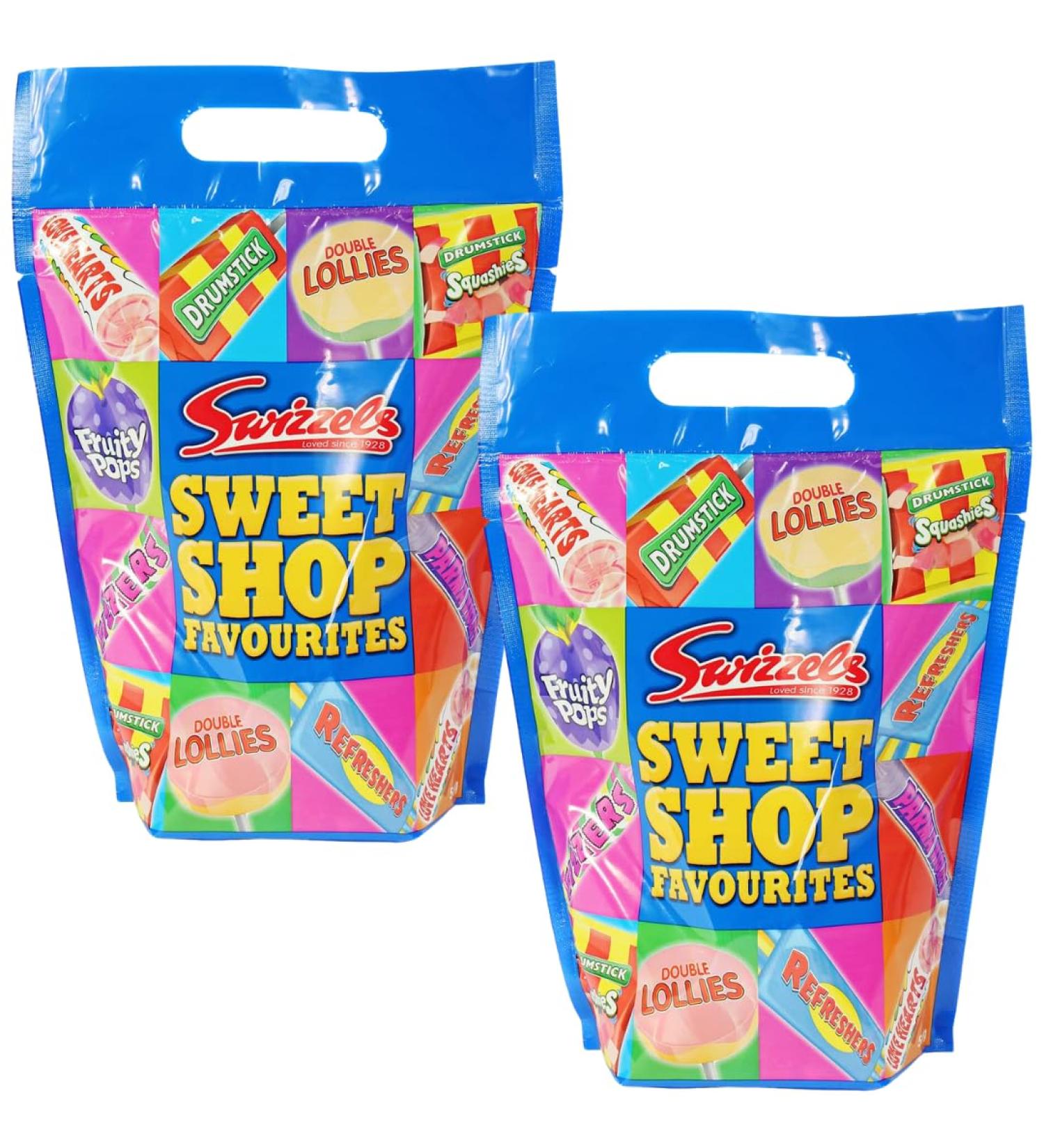 Sweet Shop Favourites Pouch 450g - Bundle Consisting of Swizzels x2 Pack