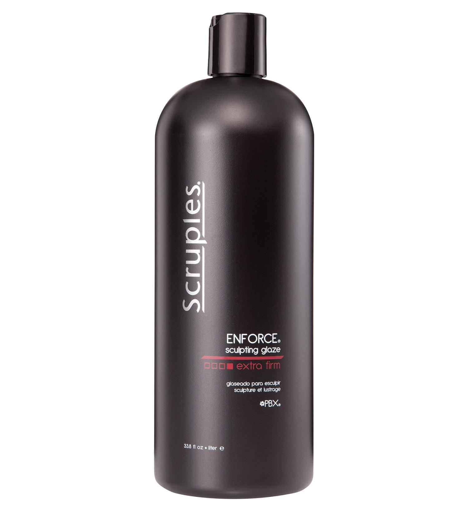 Scruples Enforce Sculpting Glaze (33.8 Oz) Hair Styling Cream for Men & Women Extra Firm Hold & Lightweight Volumizing Gel to Shape & Style Hair - Suitable for All Hair Types