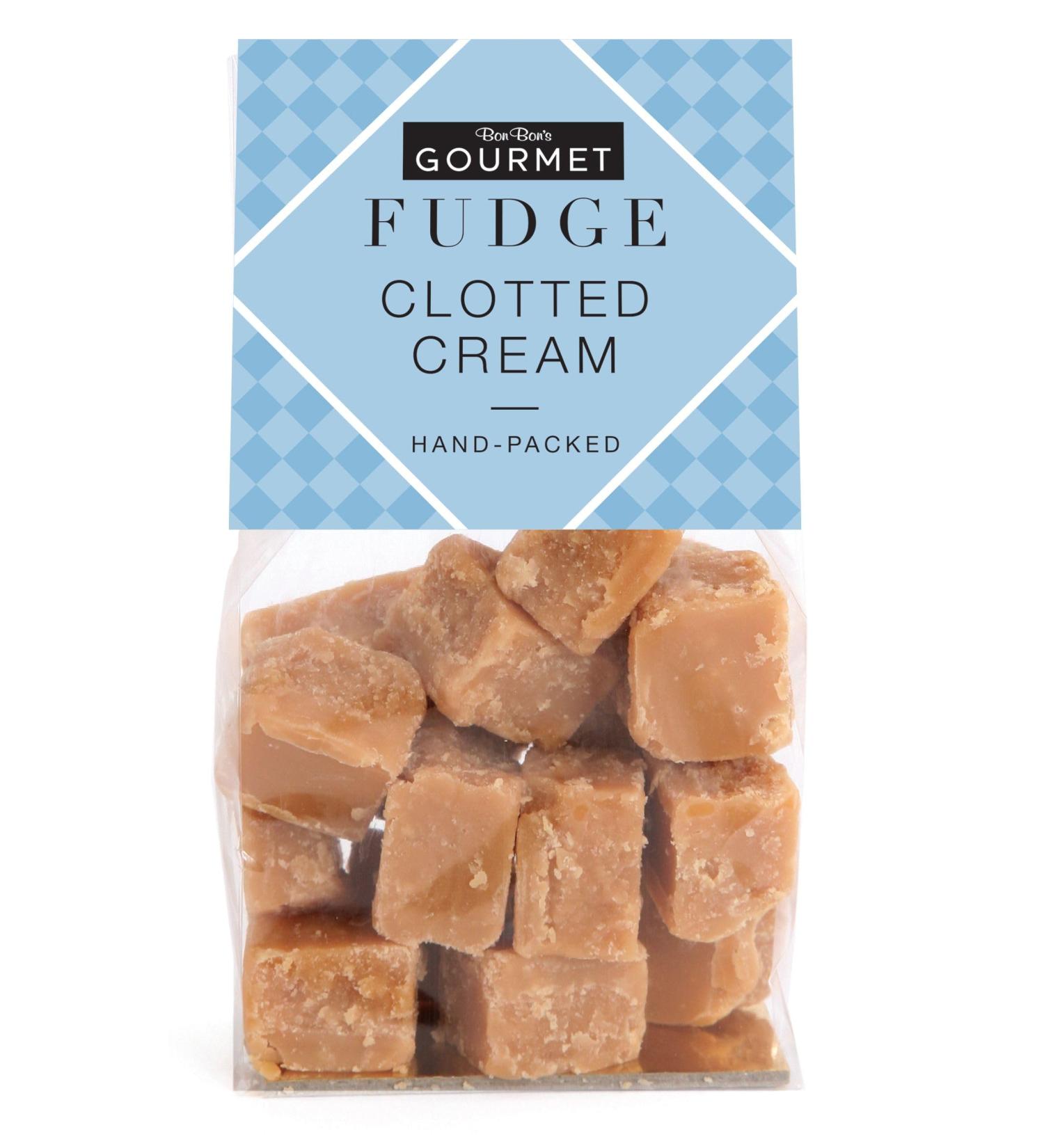 Bon Bon's Gourmet - Clotted Cream Fudge Bag Handmade British Fudge 150g