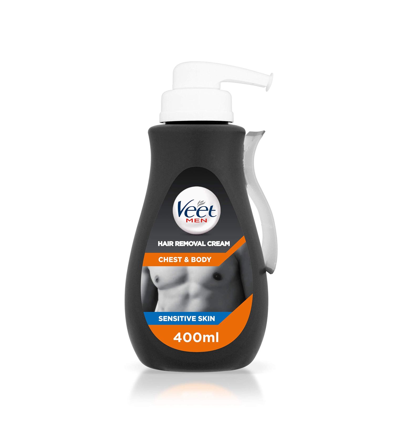 Veet Hair Removal Cream for Men 13.5oz - Gentle & Effective Hair Removal, Pack of 1 - Buy Online on SooperMarket.com