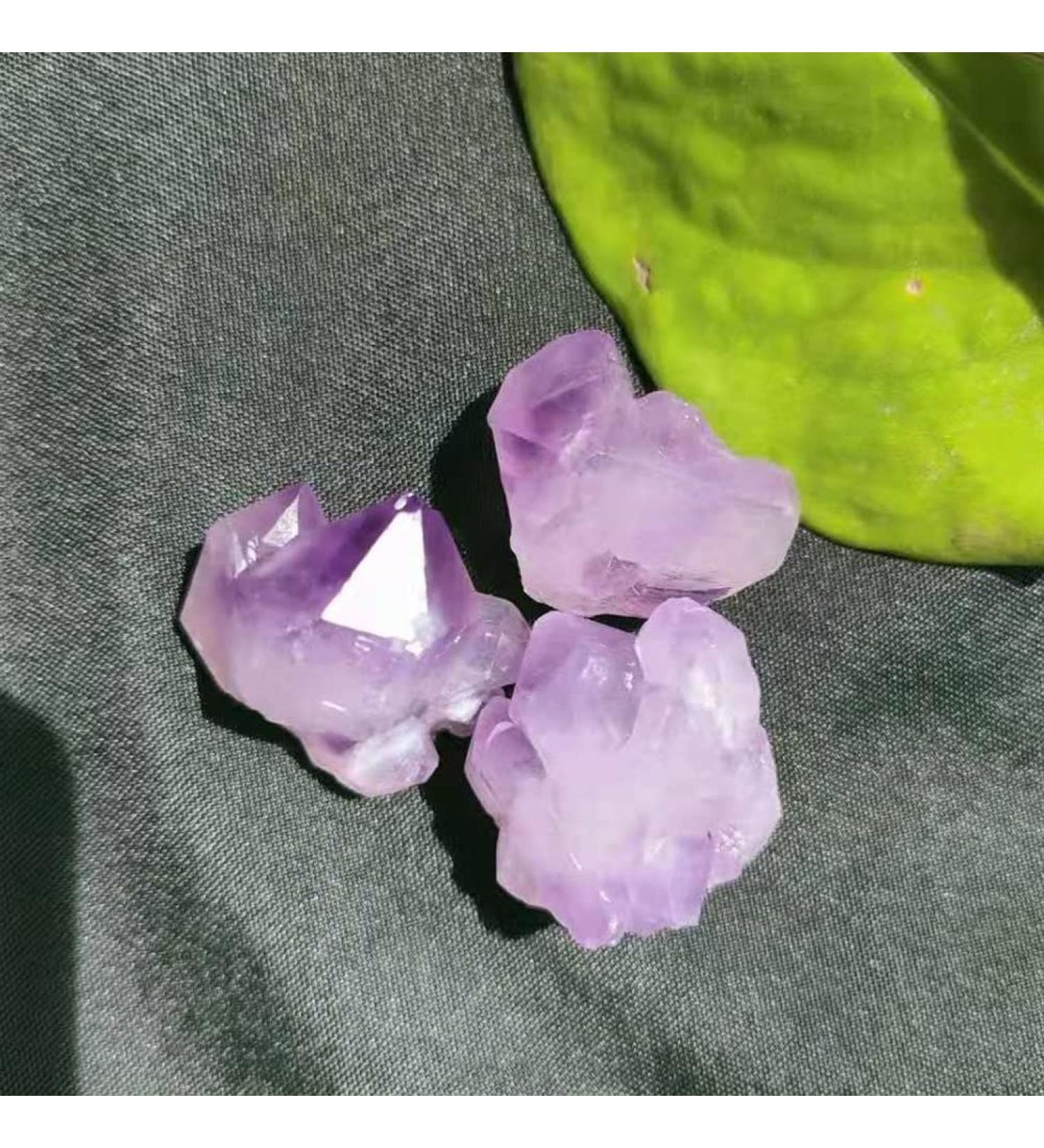 Natural Amethyst Raw Quartz Small ClusterReiki Stone Crystal Point Specimen Home Decor Raw Crystals NaturalReiki Decoration (Color : 1pc Weight 3-8g Size : 200g) 200g 1pc Weight 3-8g - Buy Online on SooperMarket.com