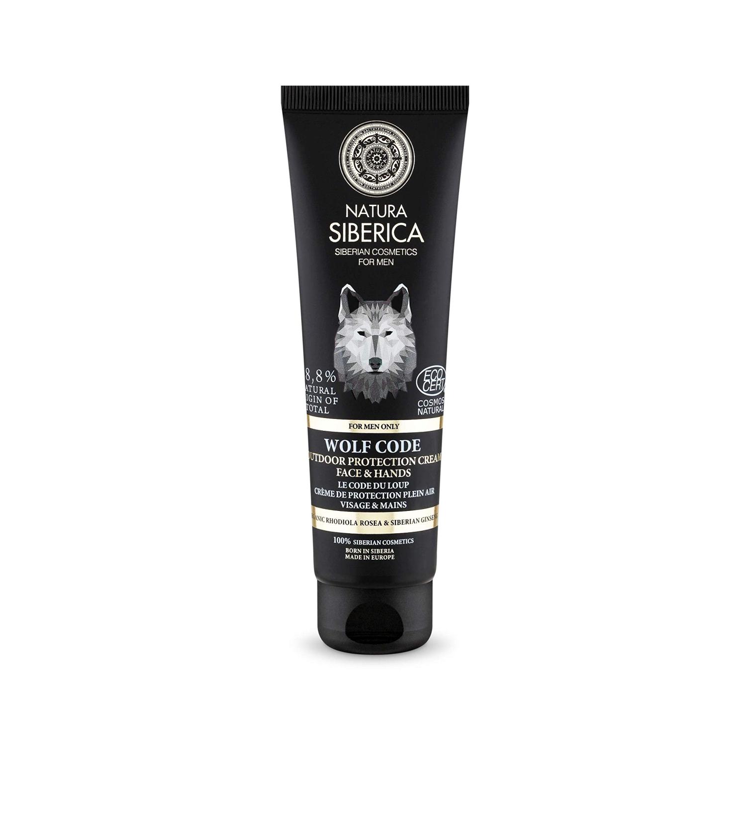 Natura Siberca Men Outdoor Protection Face and Hand Cream Wolf code 80 ml