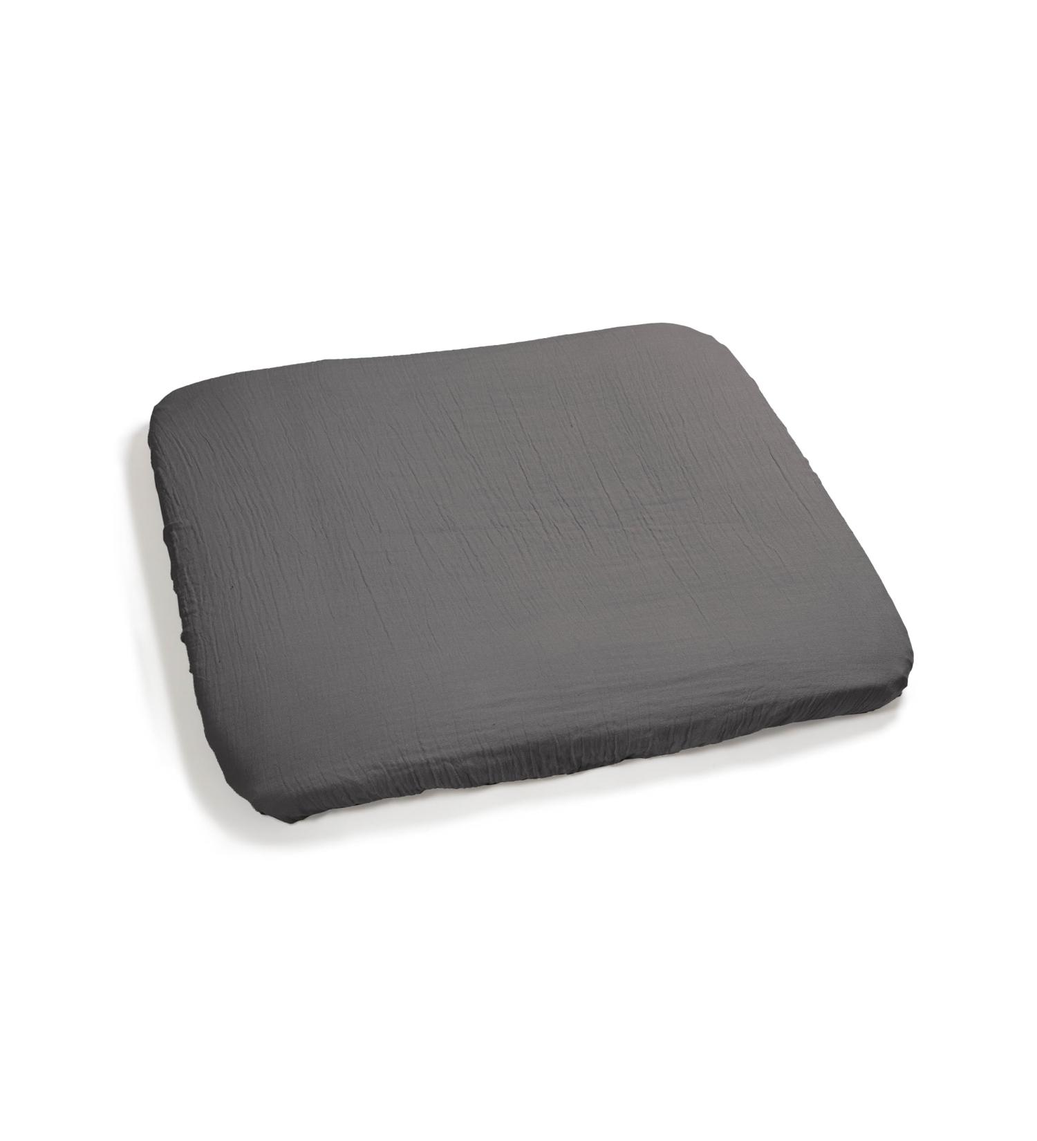 Buy Bear Changing Mat Cover 75x85cm | 100% Muslin Cotton Soft & Protective for Babies - Granite Color - Buy Online on SooperMarket.com