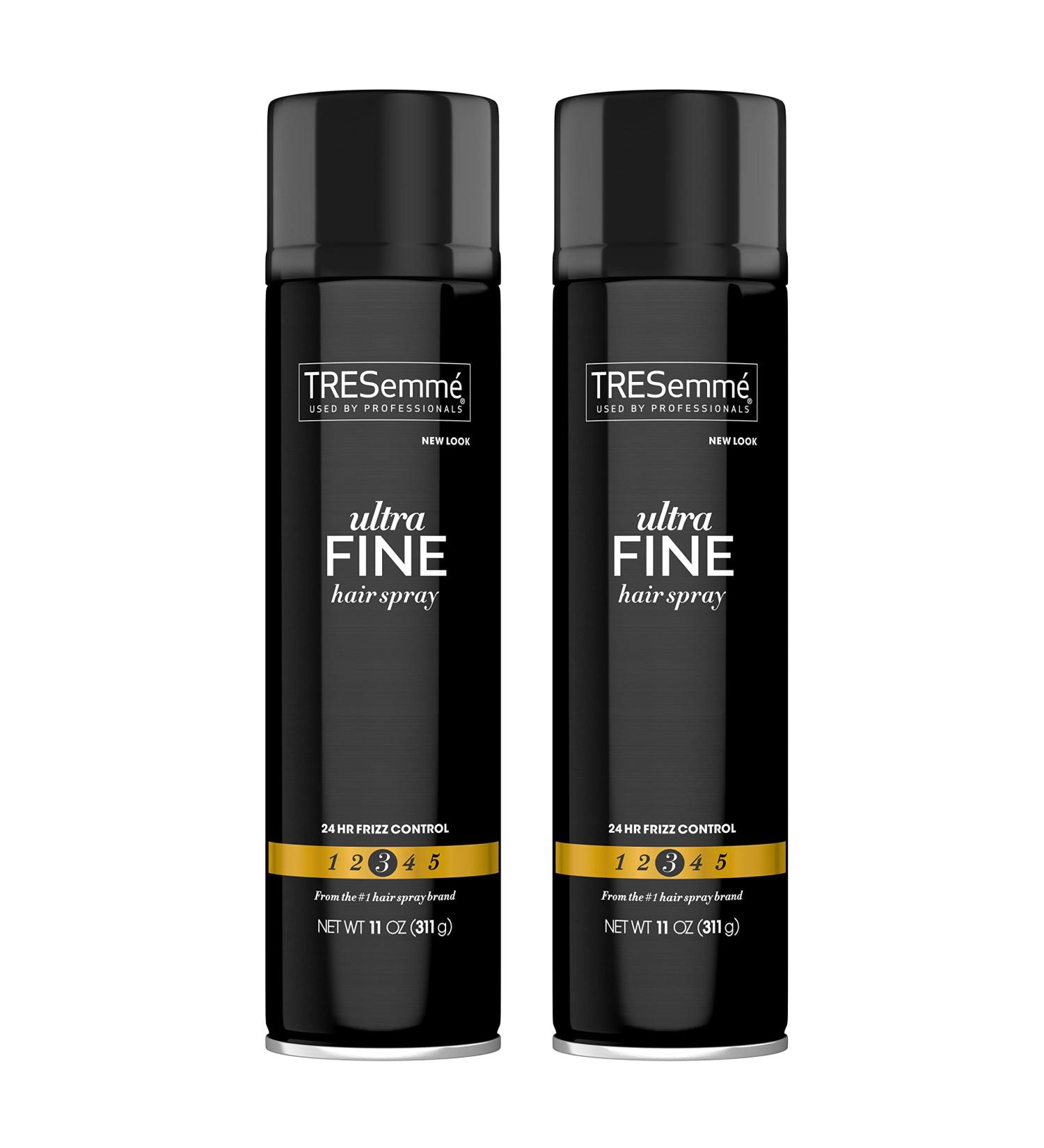 TRESemm Tres Two Ultra-Fine Aerosol Hair Spray 2pk - 11 oz | Firm Hold, Soft & Shiny Hair | Salon Quality Hairspray - Buy Online on SooperMarket.com