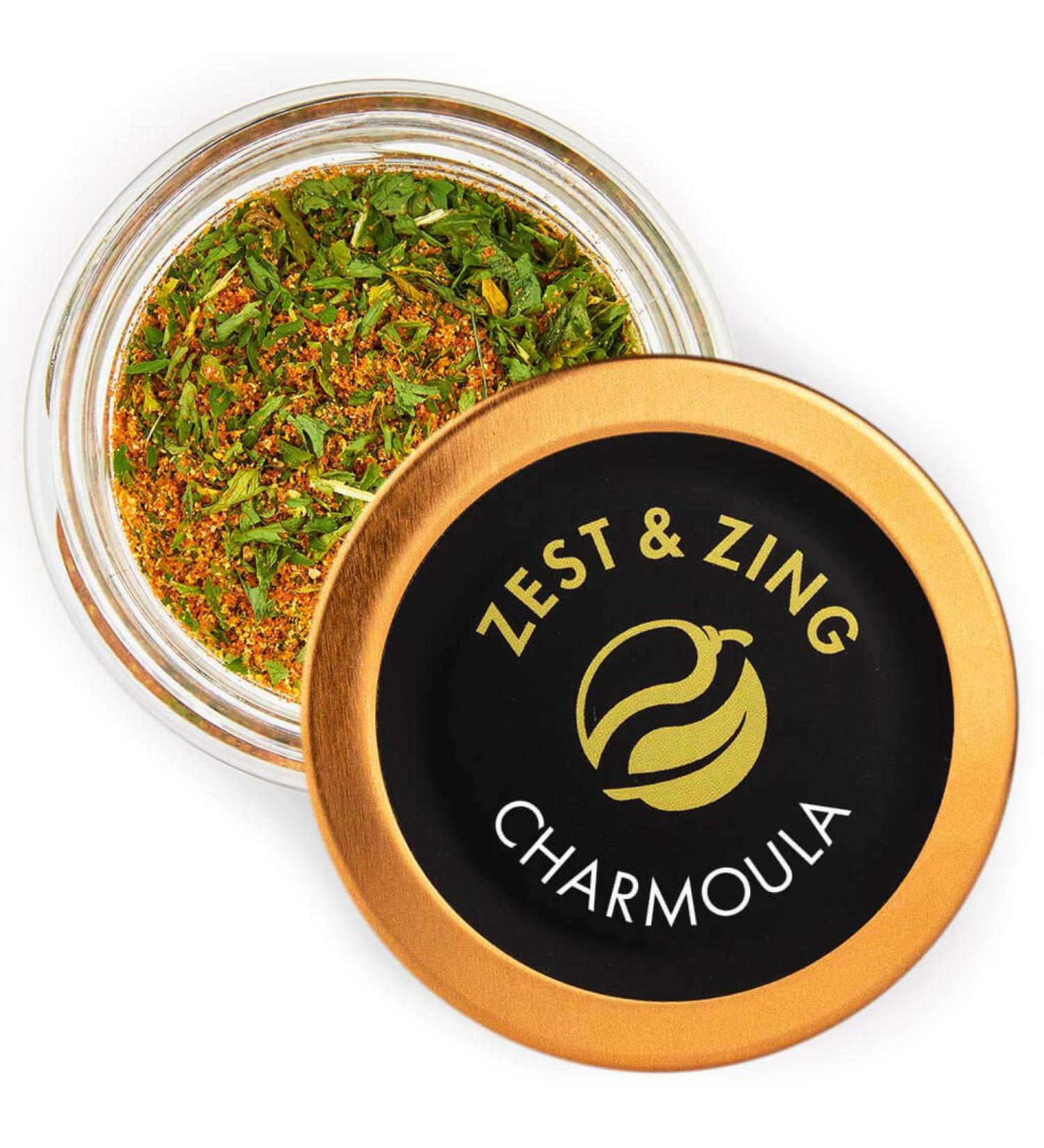 Zest & Zing Charmoula 20g - Premium Spice Blend | Fresher Stackable Jars - Buy Online on SooperMarket.com