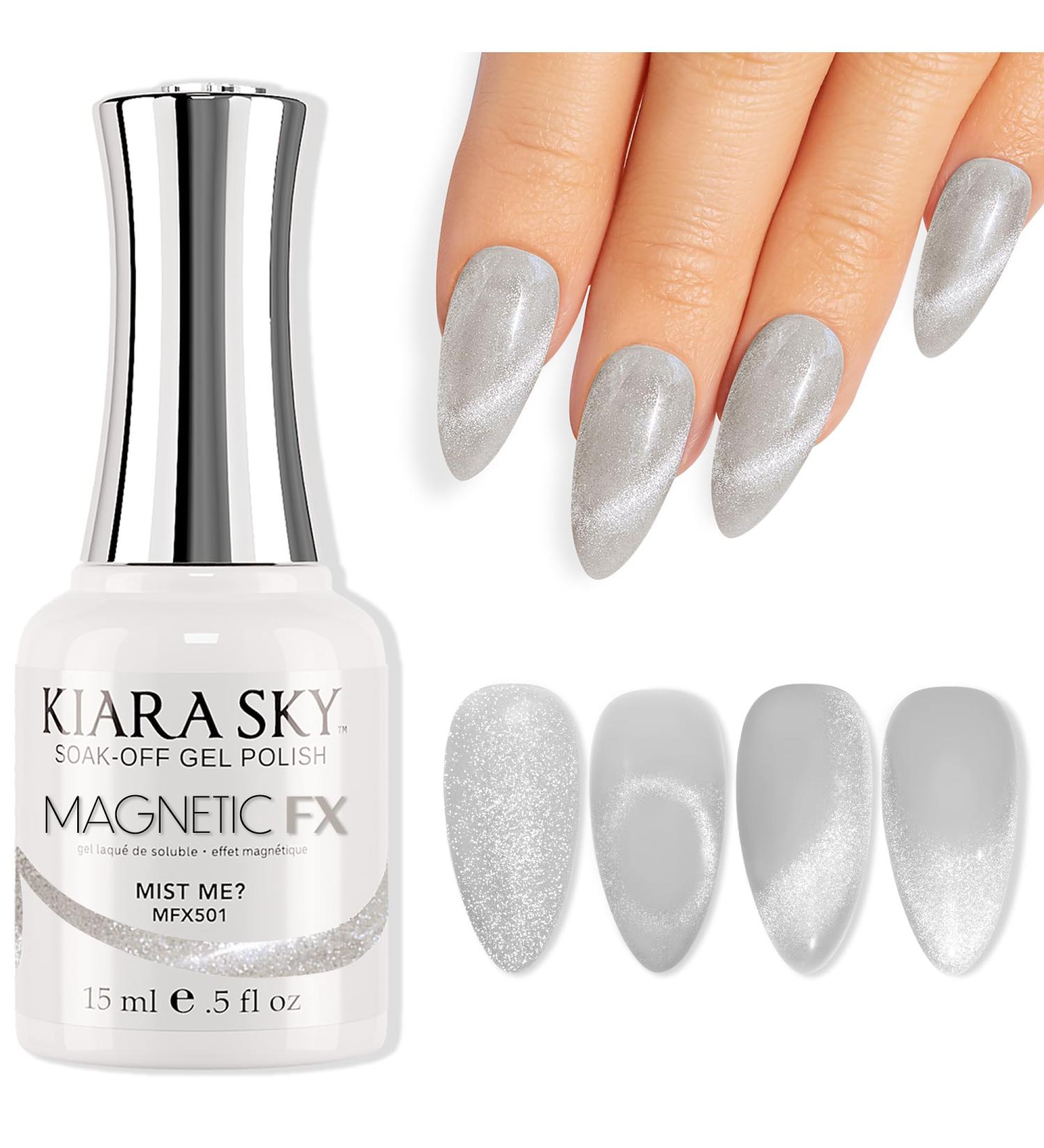 KIARA SKY Soak Off Gel Polish - UV LED Magnetic FX (Mist Me) 0.15 fl oz - International Shipping Available - Buy Online on SooperMarket.com