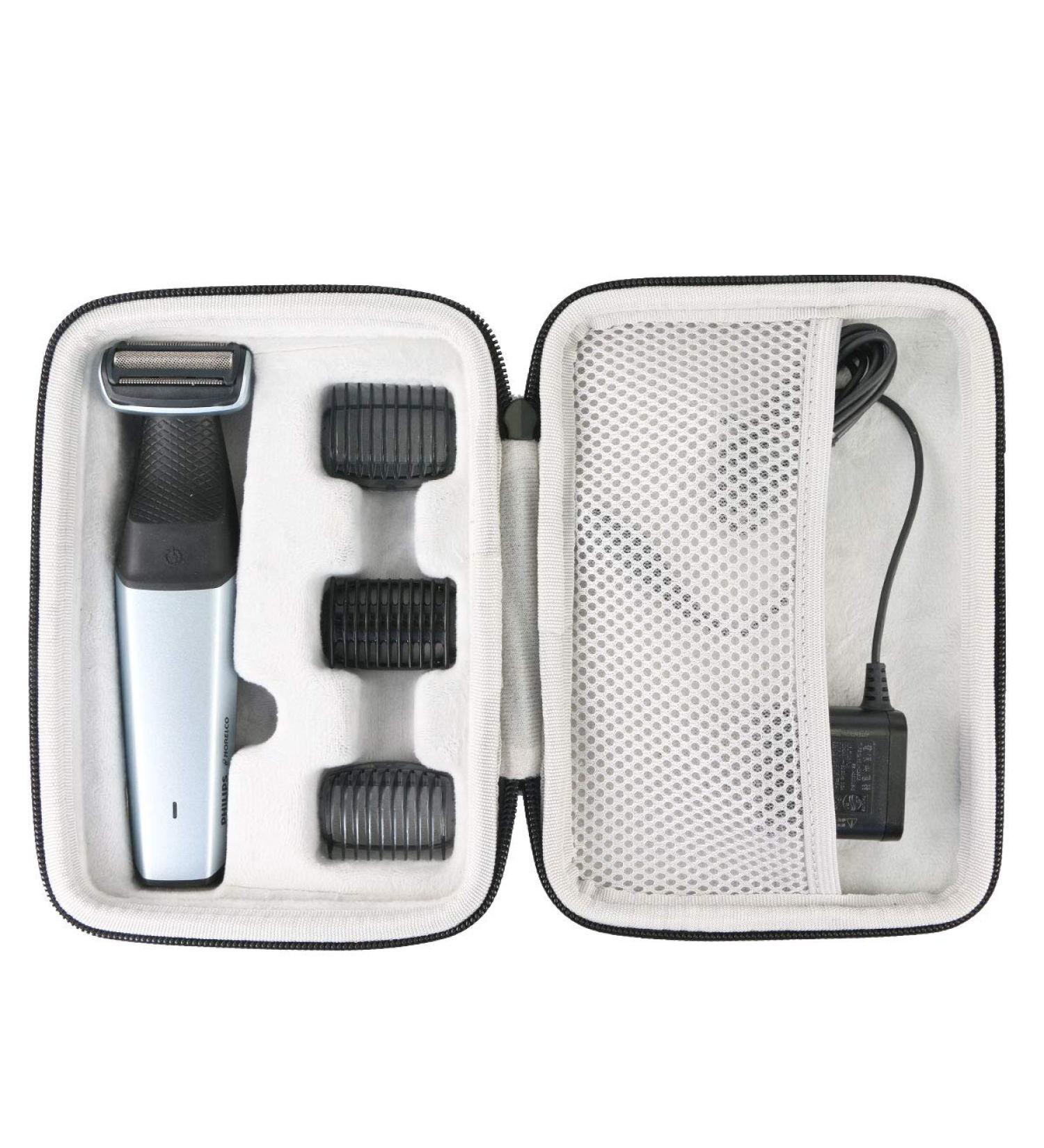 KHANKA HART PACK CASE for Philips Bodygroom BG5020/BG3015/BG3010/BG7025 Series 7000 5000 3000 | Hair Removal Accessory in Black & White - International Shipping Available - Buy Online on SooperMarket.com