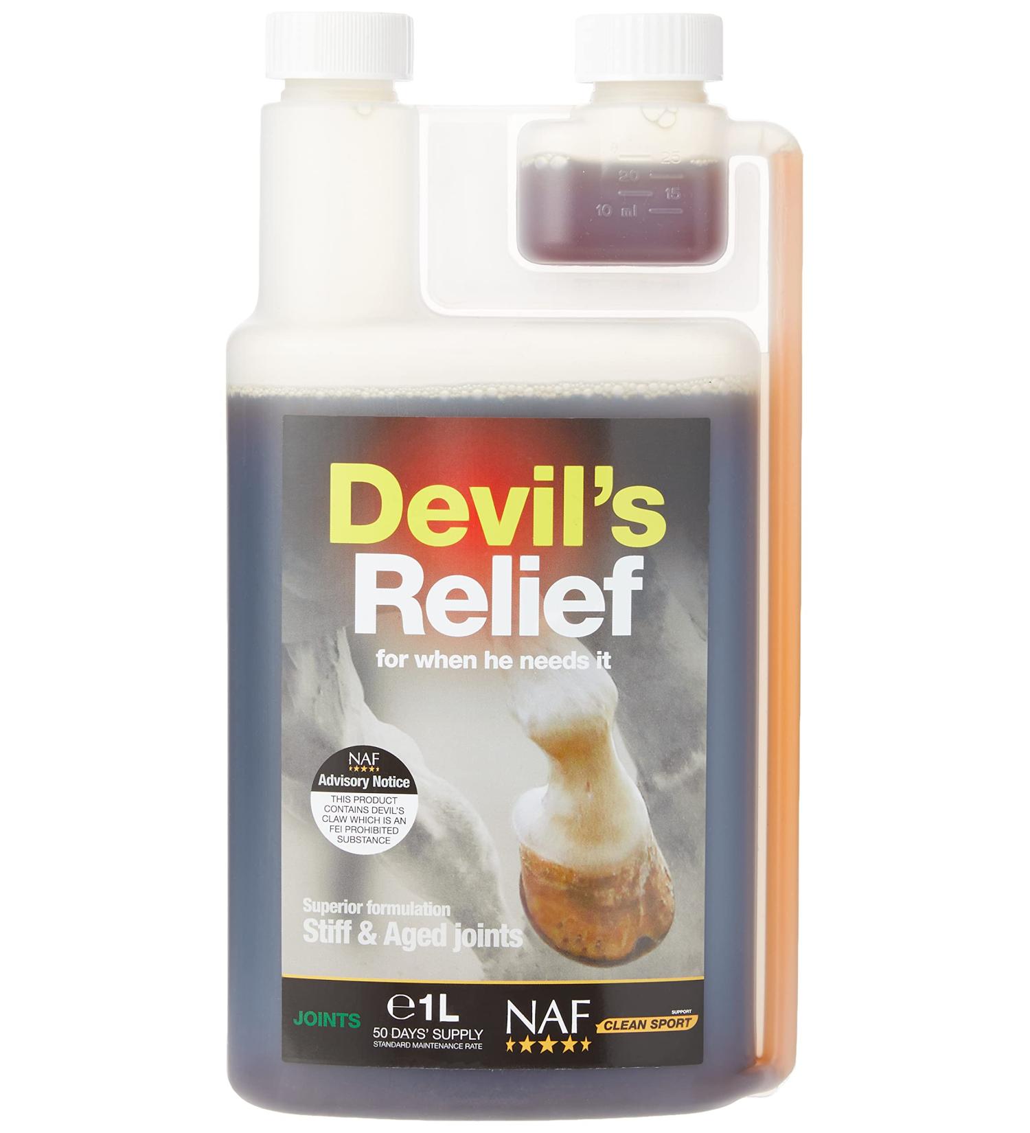 Natural Animal Feeds Devils Relief 1 l (Pack of 1) Clear Single - Buy Online on SooperMarket.com