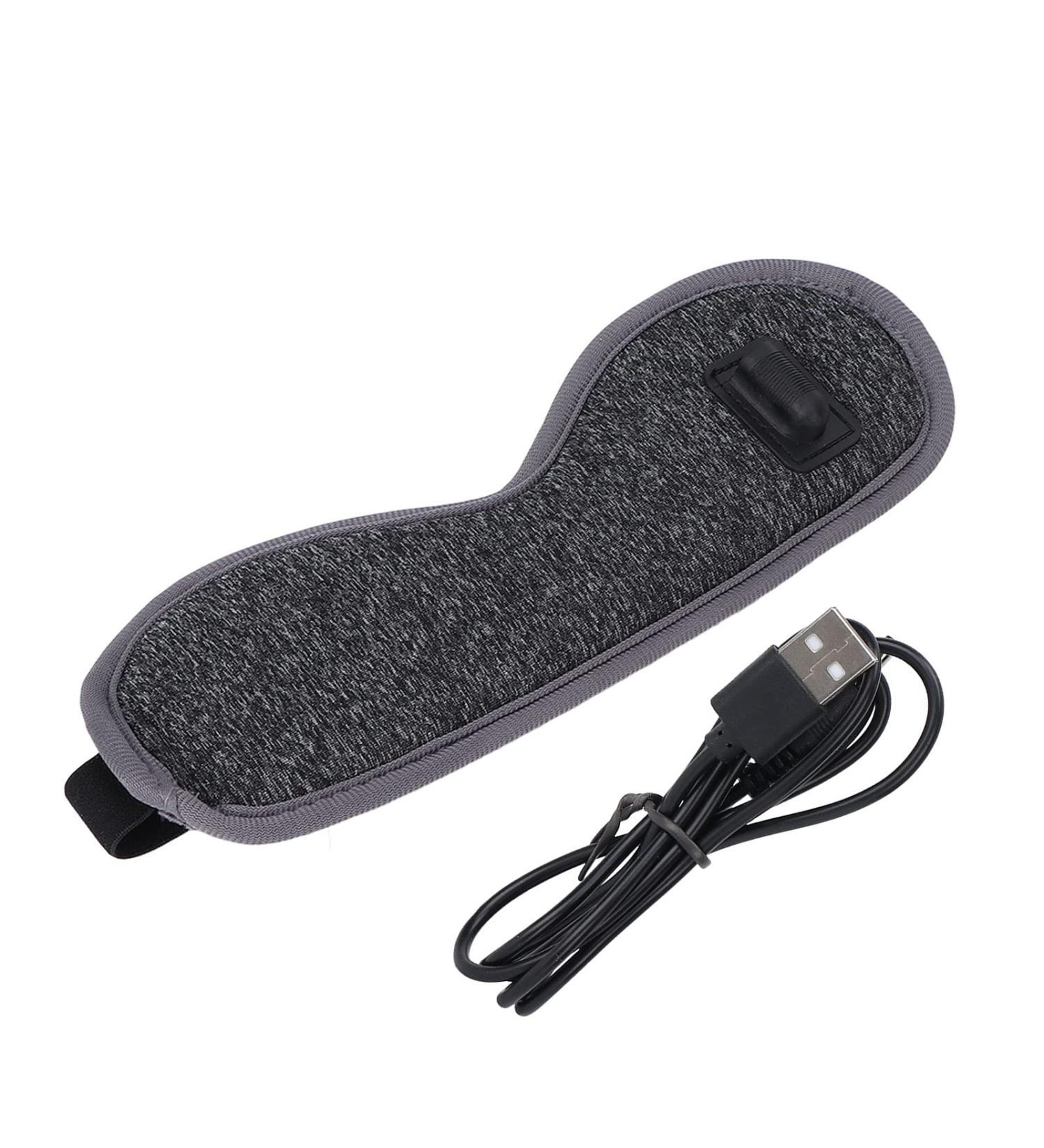 Heated Eye Mask for Dry Eyes | Portable Elastic Eye Compress | Relieve Fatigue & Eye Bags - 42 Massage - Buy Online on SooperMarket.com