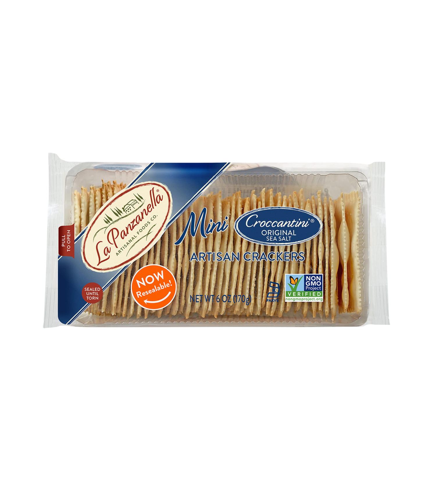 Buy La Panzanella Original Mini Croccantini - Crispy Italian Snack Bites - Buy Online on SooperMarket.com