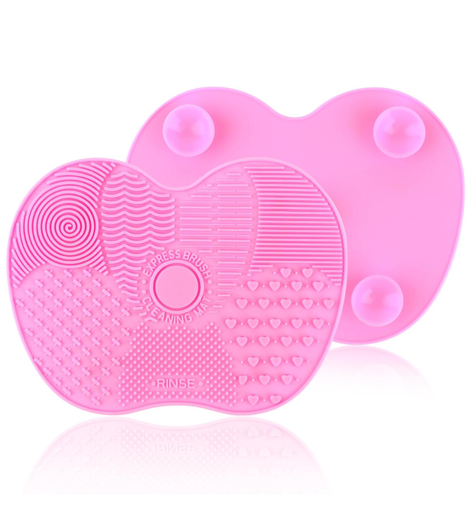 Silicone Sponge Brush Mat for Cosmetics with Suction Cup Cleaning Make Up Tool Silicone Silicone Pad for Makeup Brushes for Cleaning Makeup Brushes - Buy Online on SooperMarket.com