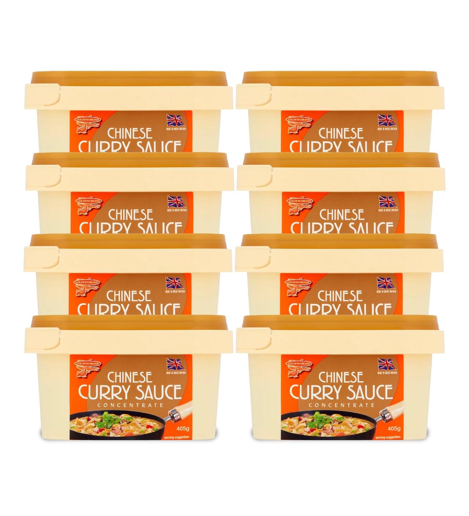 GoldFish Chinese Curry Sauce Paste Concentrate 8x405g - Buy Online on SooperMarket.com