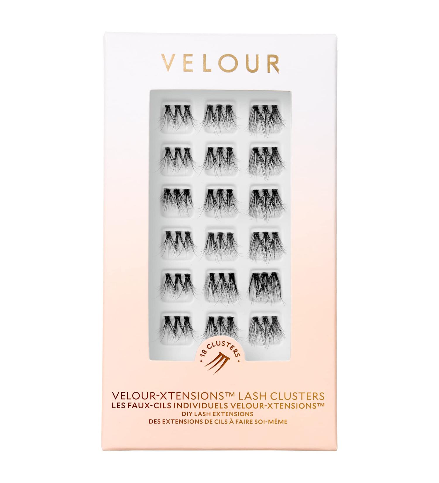 Velour Xtensions Eyelash Refills - Hybrid Vegan Lash Extensions - Lightweight, Fluffy, Reusable & Handmade - Lasts up to 3 Weeks - Soft, Comfortable Clusters for All Eye Shapes - Buy Online on SooperMarket.com