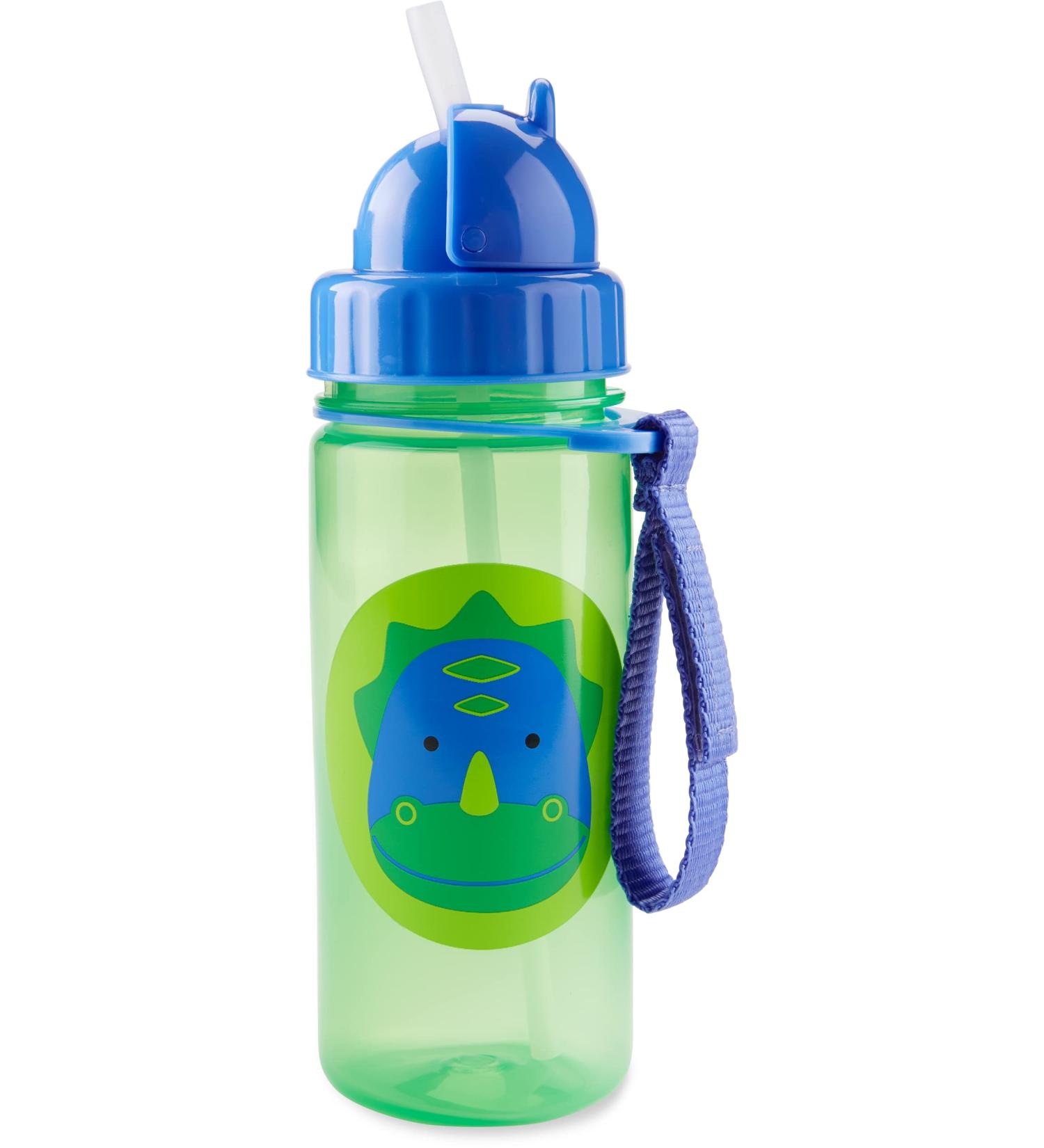 Skip Hop Dino Toddler Sippy Cup with Straw - 13 oz Zoo Straw Bottle - Buy Online on SooperMarket.com